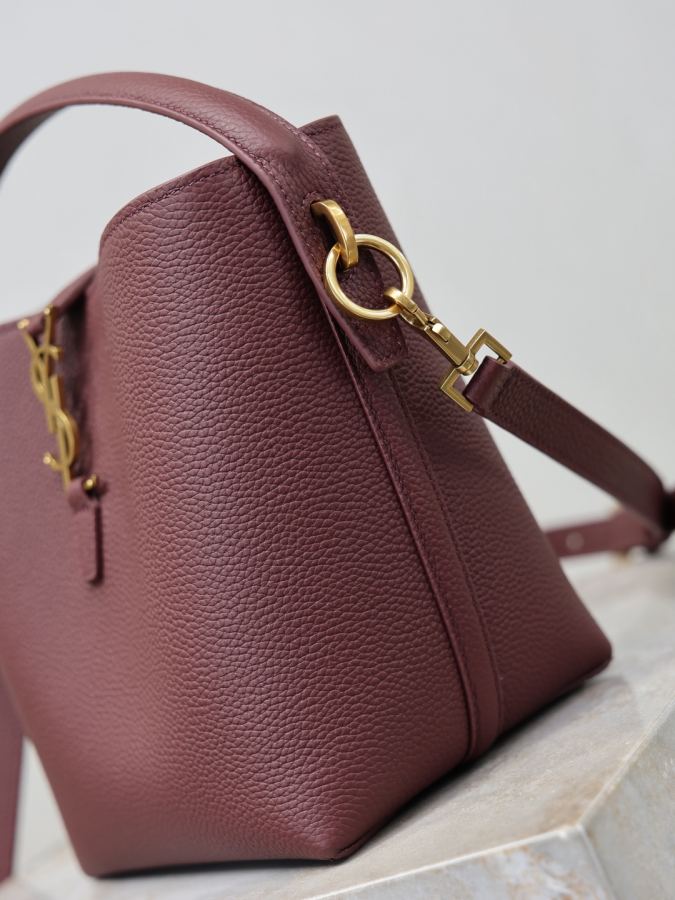 1:1 Replica YSL bag Date red lychee pattern gold buckle — Premium Replica — photo 4