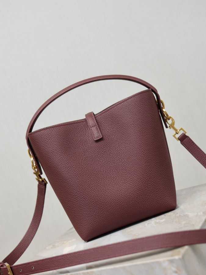 1:1 Replica YSL bag Date red lychee pattern gold buckle — Premium Replica — photo 8