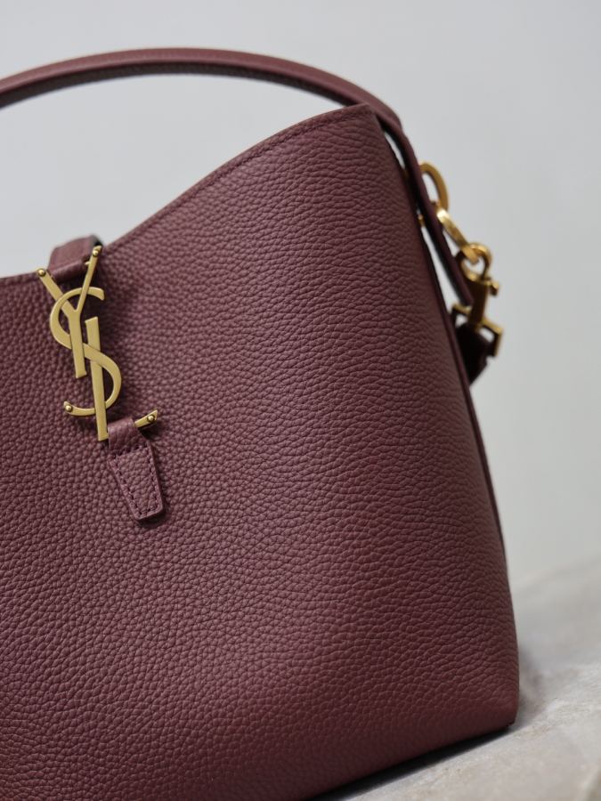 1:1 Replica YSL bag Date red lychee pattern gold buckle — Premium Replica — photo 5