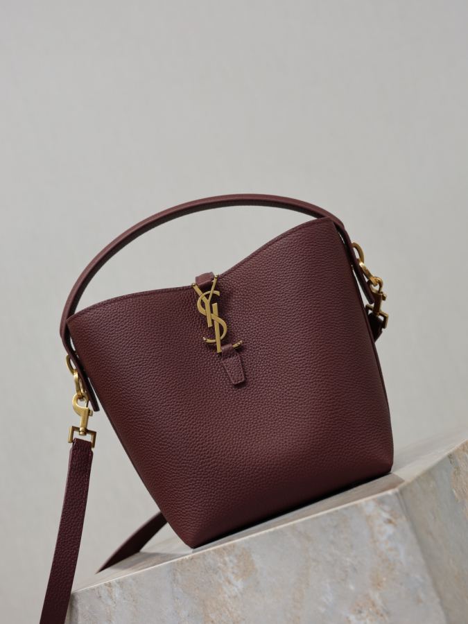 1:1 Replica YSL bag Date red lychee pattern gold buckle — Premium Replica — photo 2