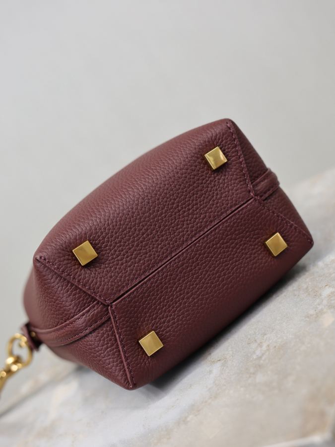1:1 Replica YSL bag Date red lychee pattern gold buckle — 1:1 Replica — photo 9