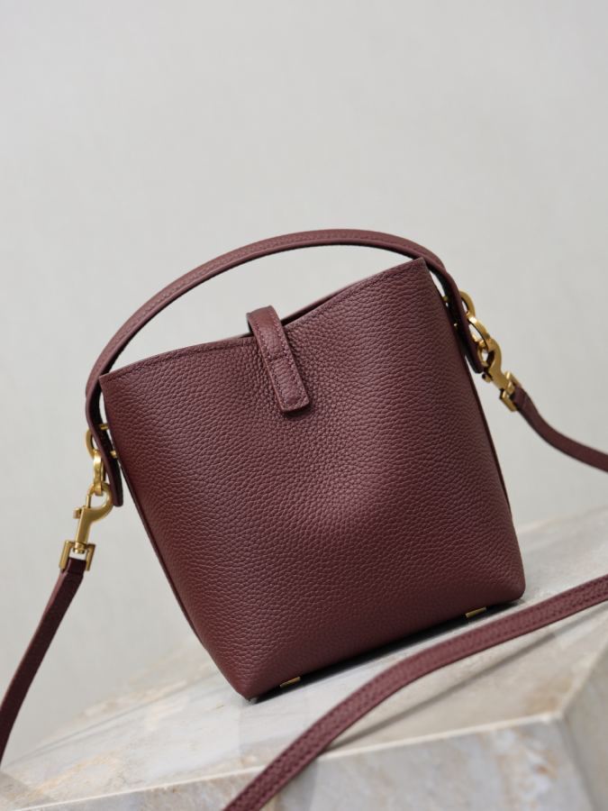 1:1 Replica YSL bag Date red lychee pattern gold buckle — 1:1 Replica — photo 8