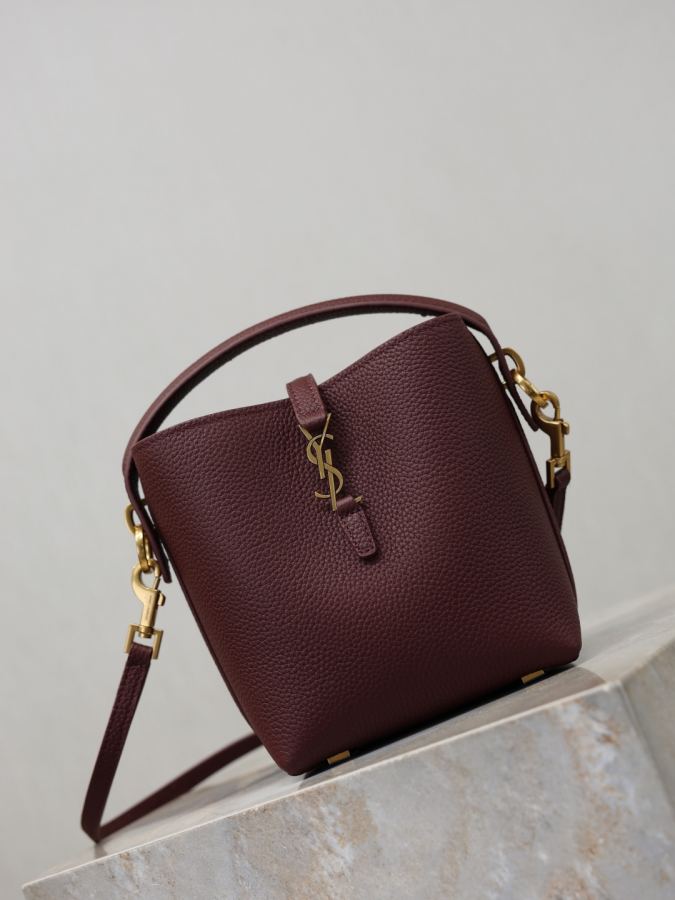 1:1 Replica YSL bag Date red lychee pattern gold buckle — 1:1 Replica — photo 2