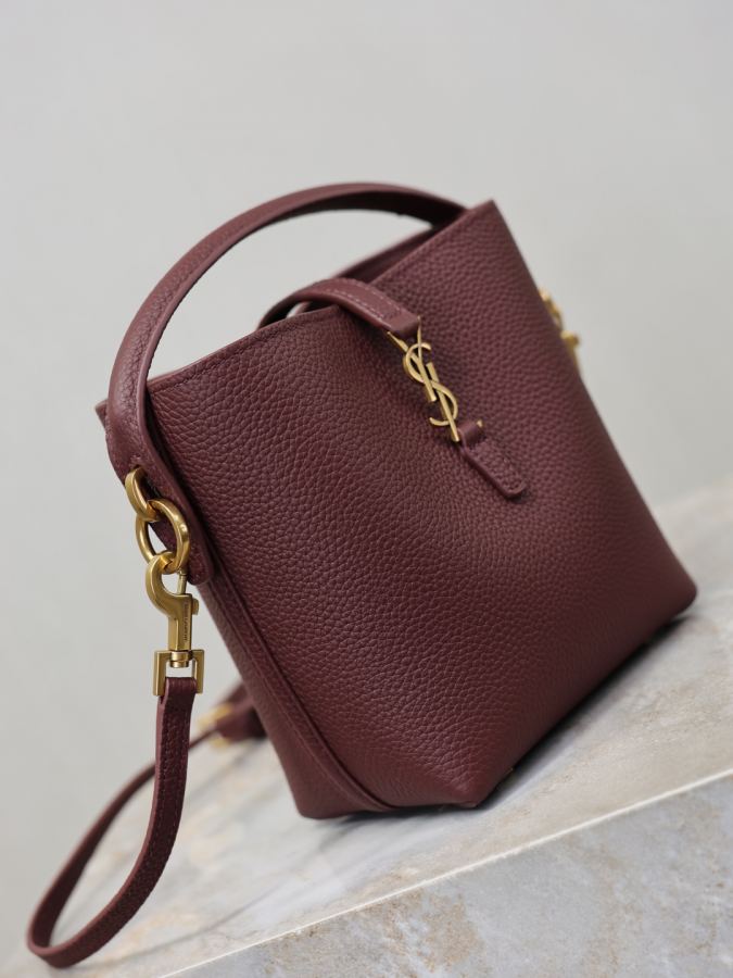1:1 Replica YSL bag Date red lychee pattern gold buckle — 1:1 Replica — photo 3