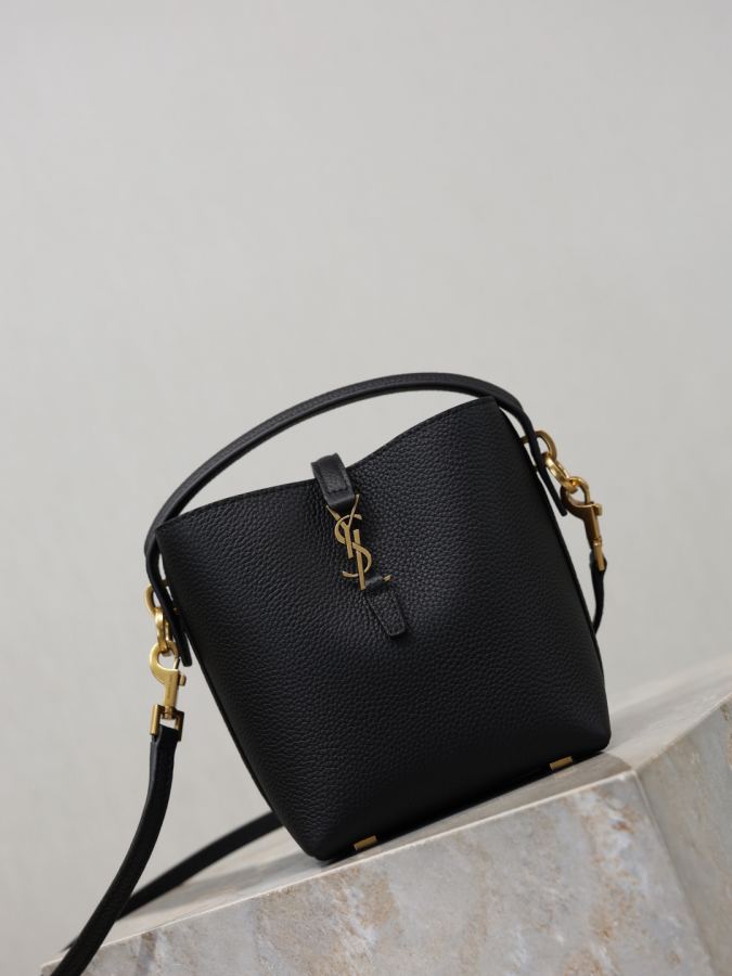 1:1 Replica YSL bag Black lychee pattern gold buckle — AAA Quality Replica — photo 2