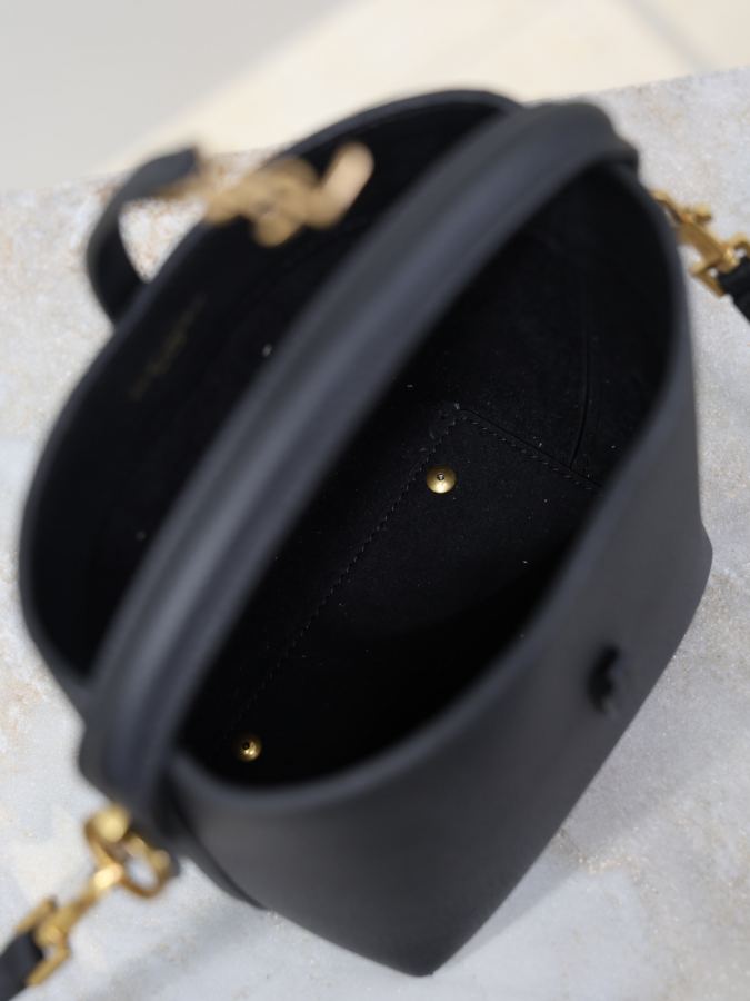 1:1 Replica YSL bag Black lychee pattern gold buckle — AAA Quality Replica — photo 7