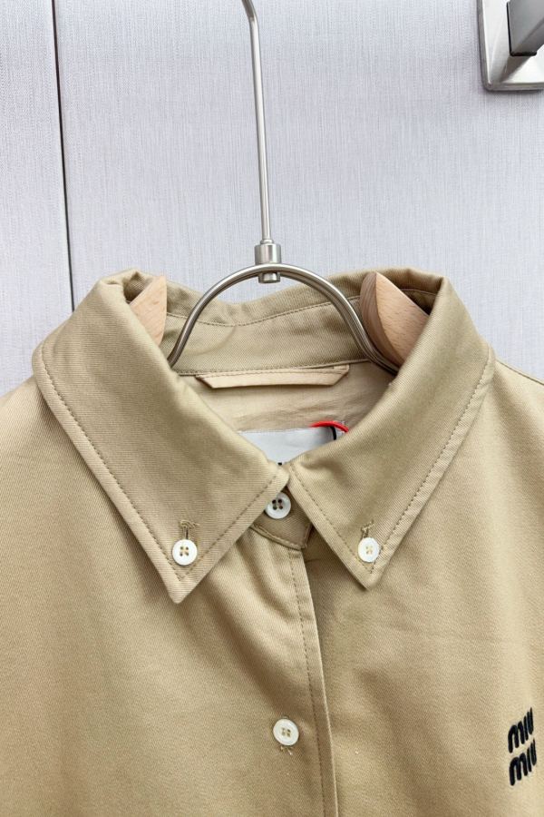 1:1 Replica MIUMIU men Miu embroidered buttoned jacket — Premium Replica — photo 5