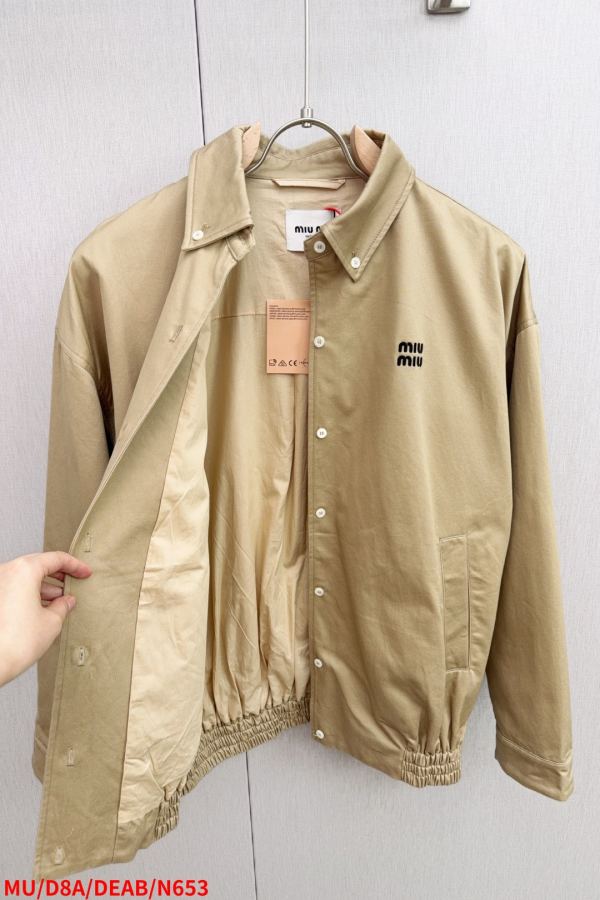 1:1 Replica MIUMIU men Miu embroidered buttoned jacket — Premium Replica — photo 3