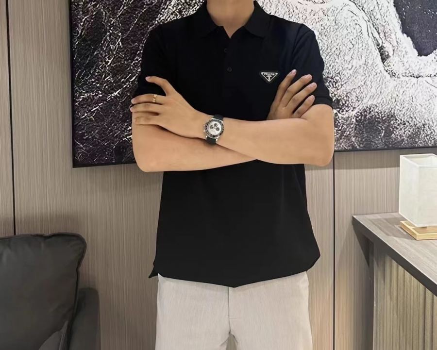 1:1 Replica Prada men PRADAPRADAPRD Polo — AAA Quality Replica — photo 3