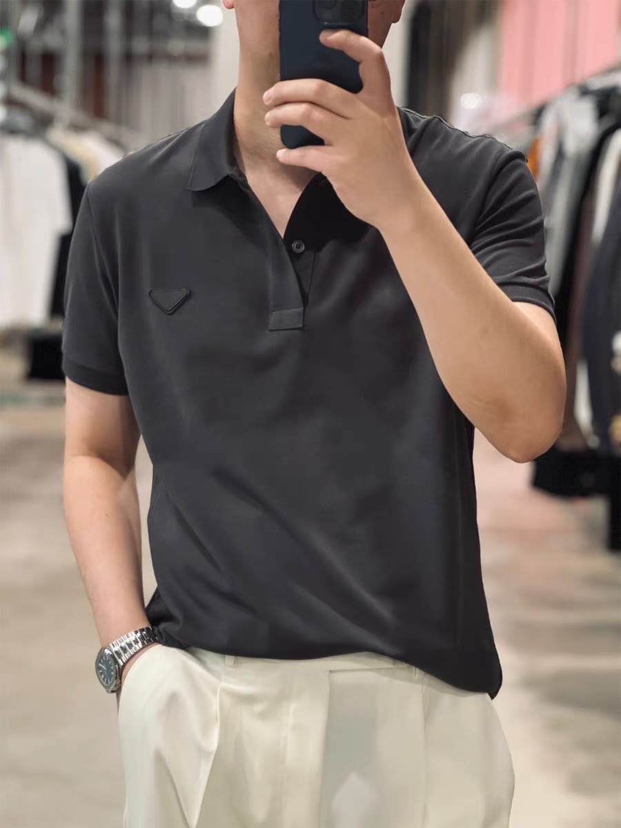 1:1 Replica Prada men PRADAPRADAPRD polo — Premium Replica — photo 2