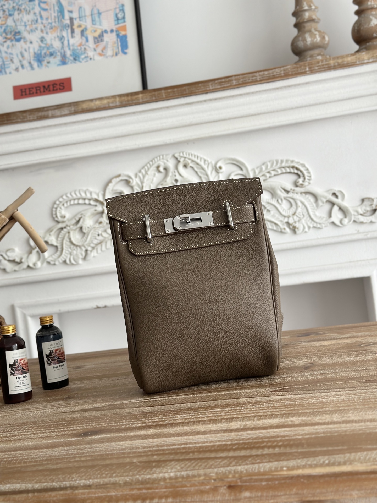 1:1 Replica Hermes bag 𝐇𝐚𝐜 𝐚 𝐝𝐨𝐬｜Big gray — 1:1 Replica
