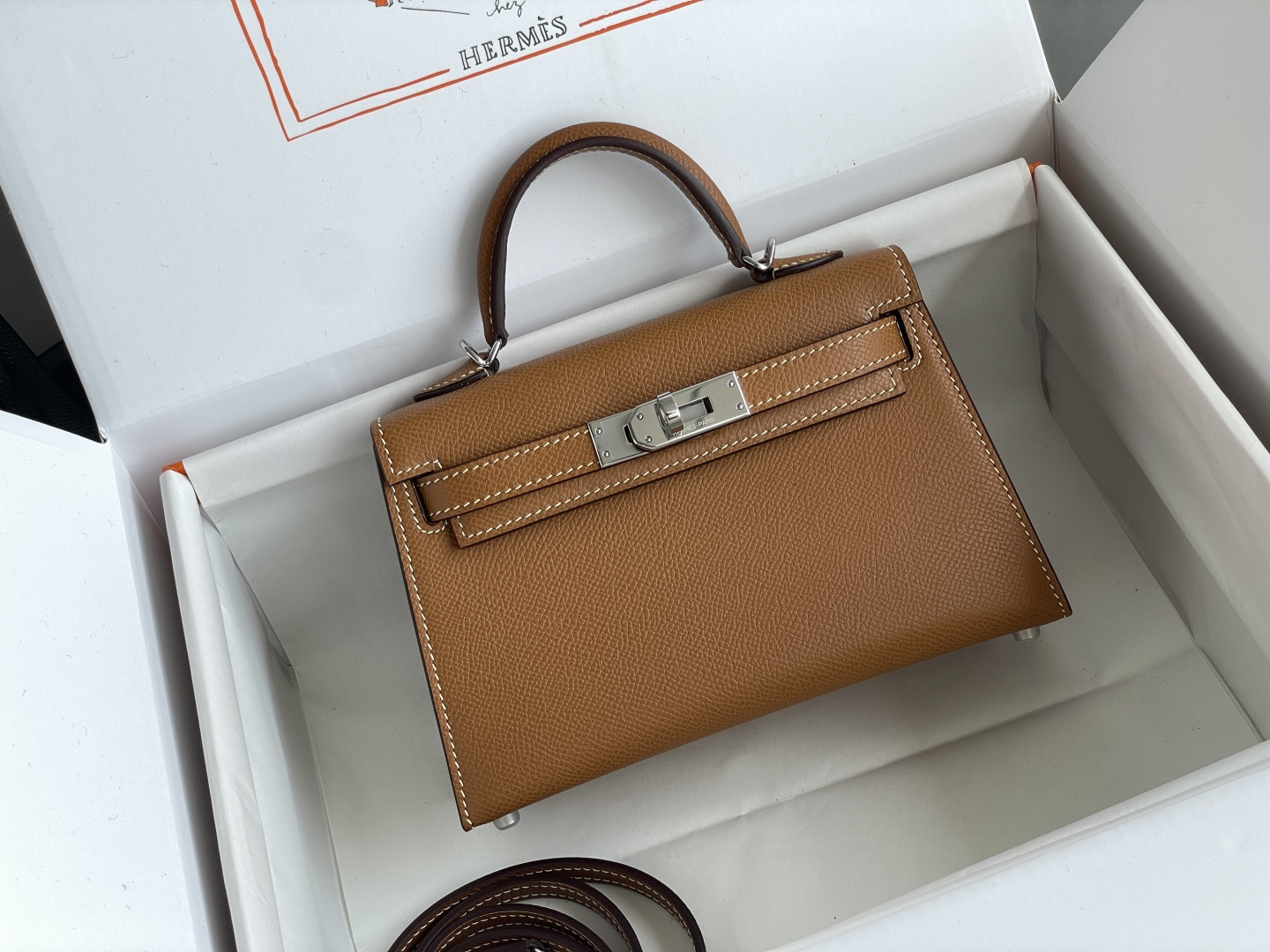 1:1 Replica Hermes bag 𝗠𝗶𝗻𝗶 𝗸𝗲𝗹𝗹𝘆 second generation — 1:1 Replica For Sale