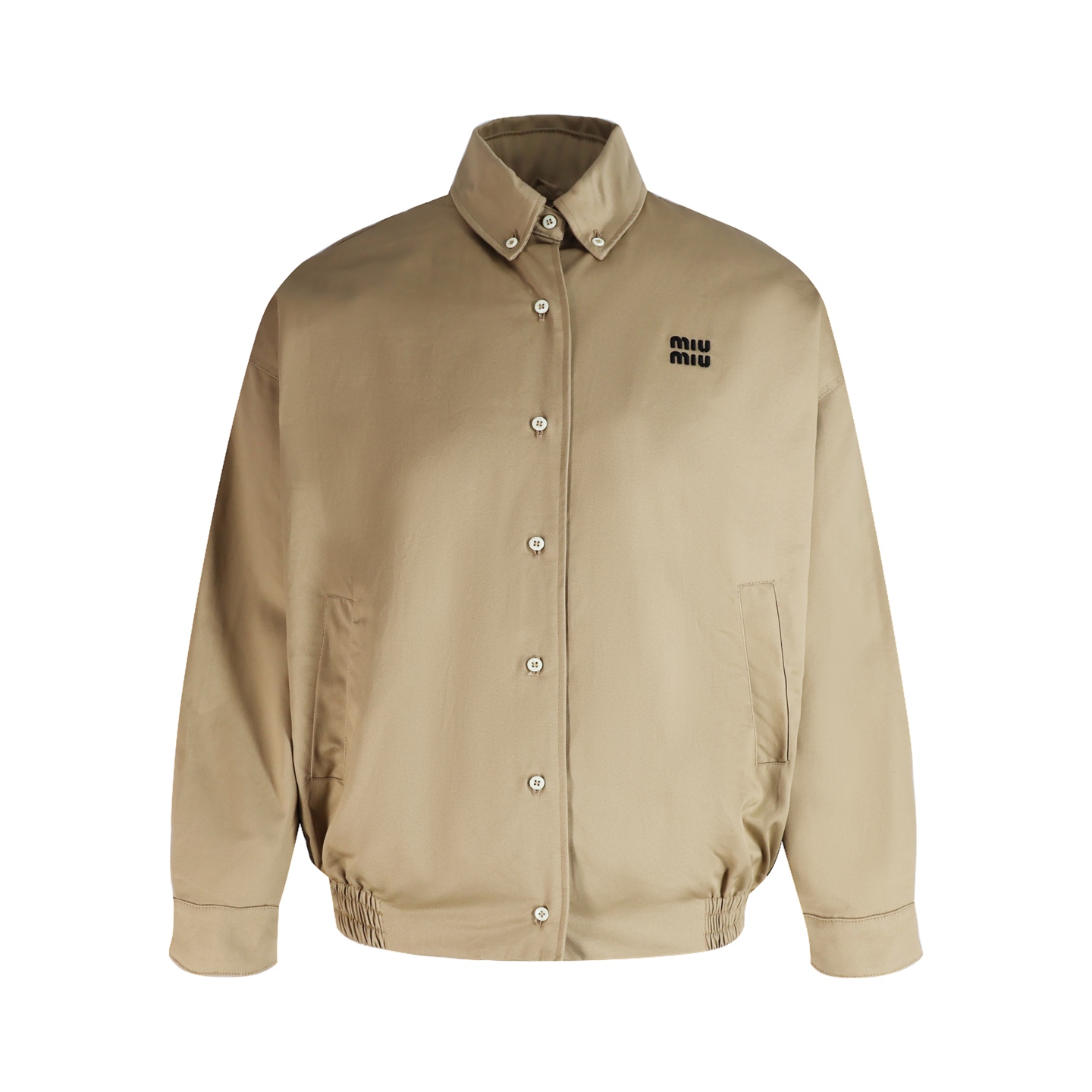 1:1 Replica MIUMIU men Miu embroidered buttoned jacket — Premium Replica