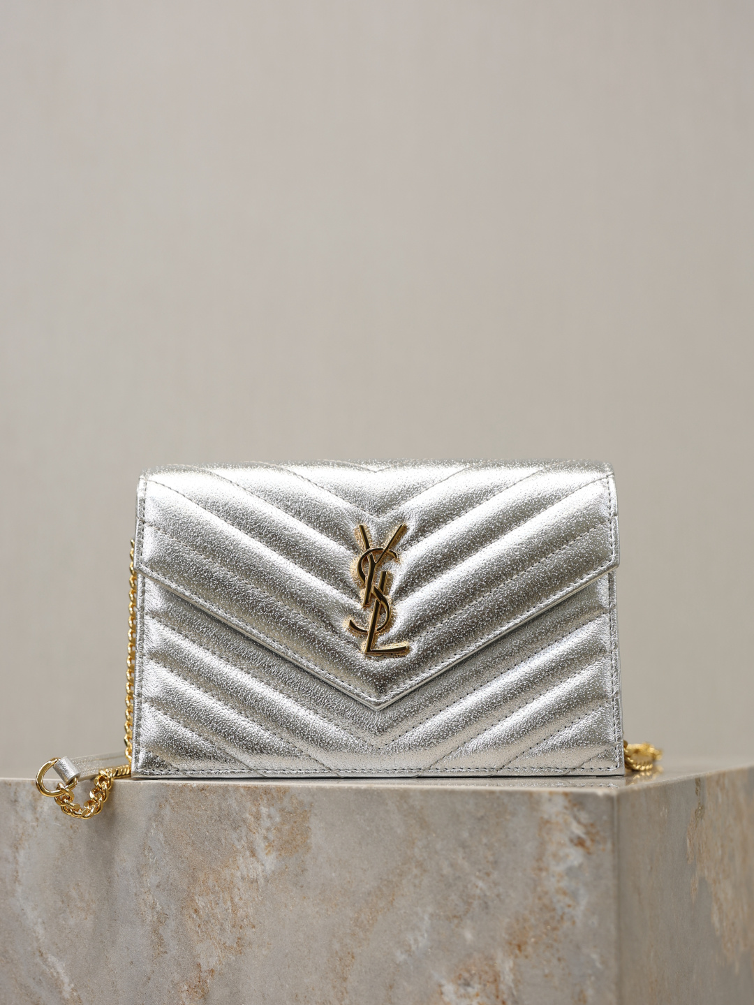 1:1 Replica YSL bag Silver — Premium Replica
