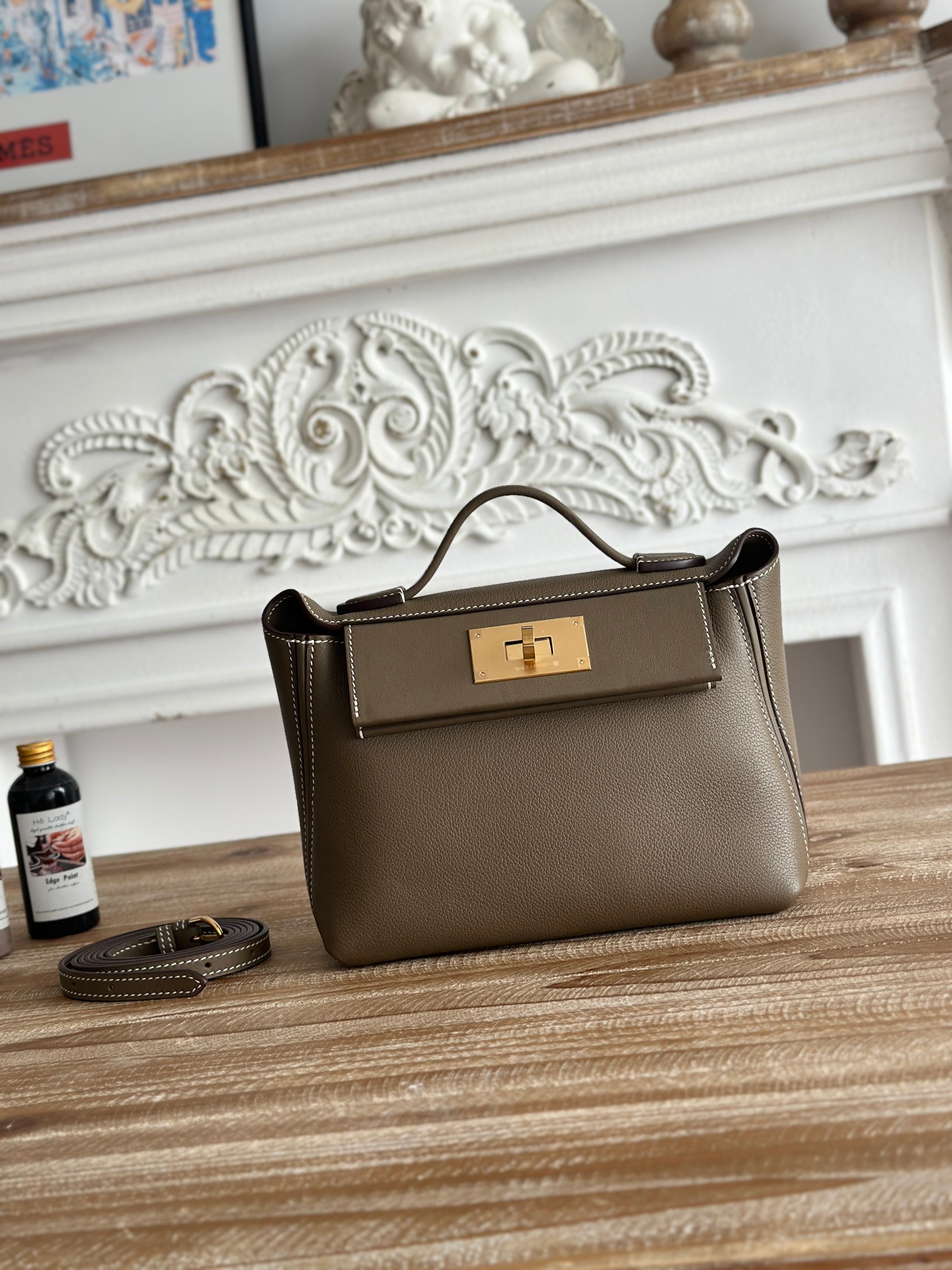 1:1 Replica Hermes bag Half hand sewing mini 2424 — AAA Quality Replica