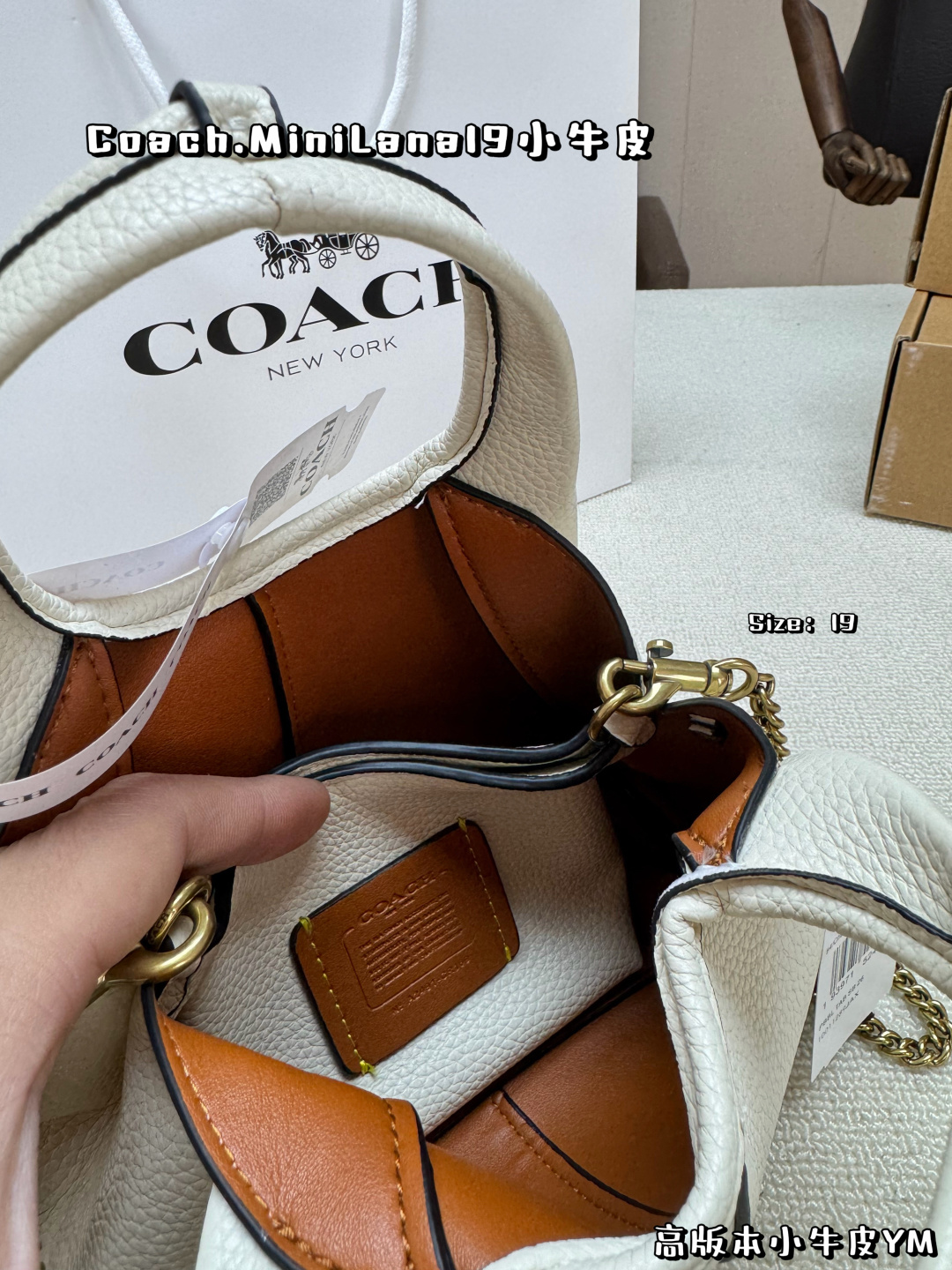1:1 Replica COACH bag Calfskin upgraded version — 1:1 Replica