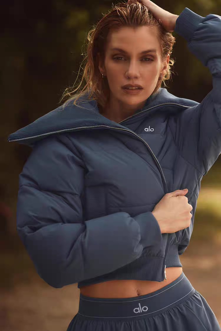 1:1 Replica Alo Jacket Blue — Premium Replica