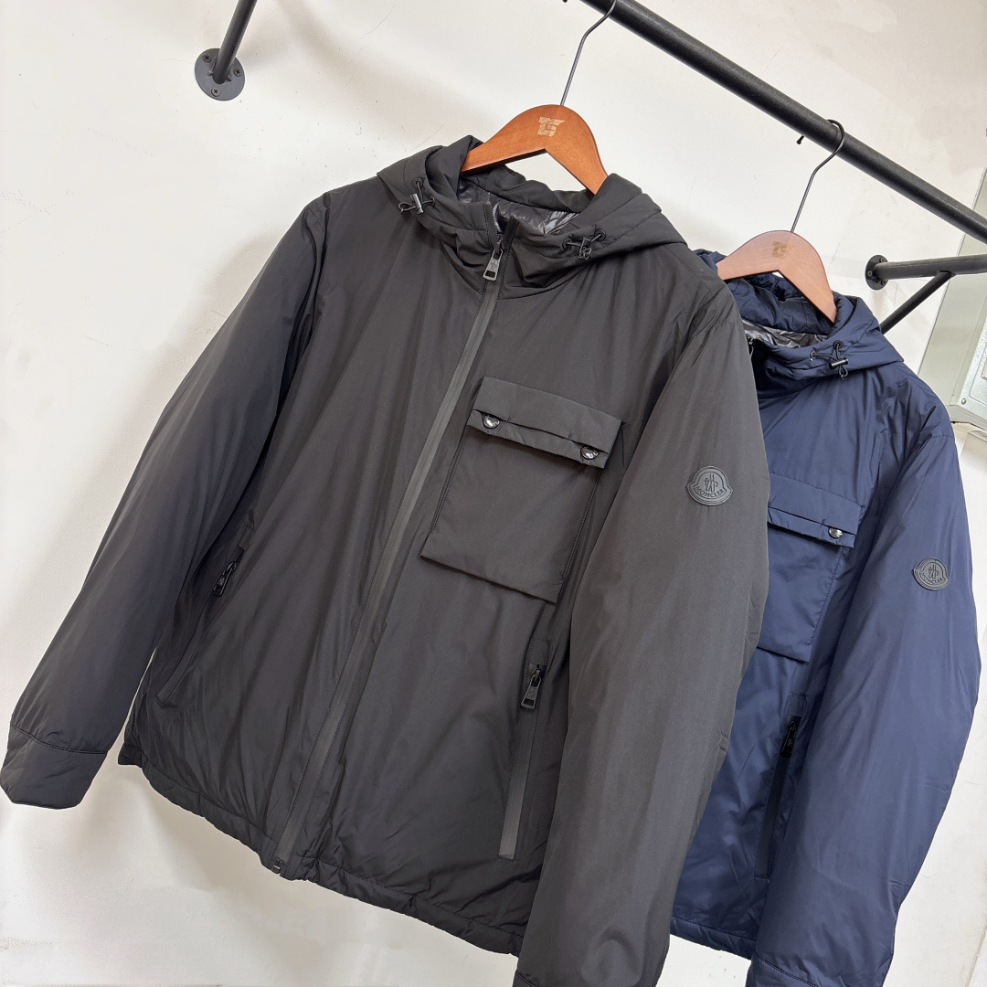 1:1 Replica Moncler down jacket MC masked hooded down jacket — Premium Replica