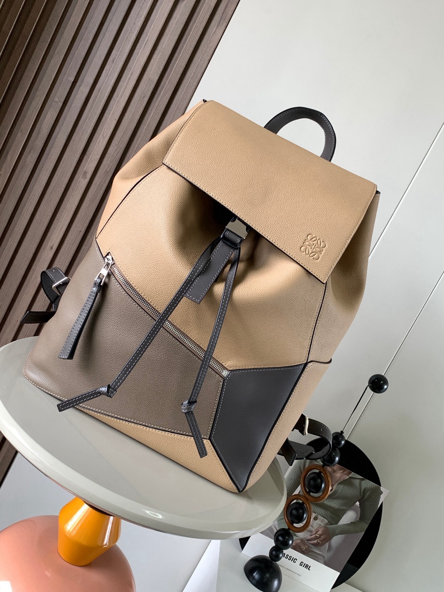 1:1 Replica LOEWE bag LOEWE puzzle Backpack logo — AAA Quality Replica