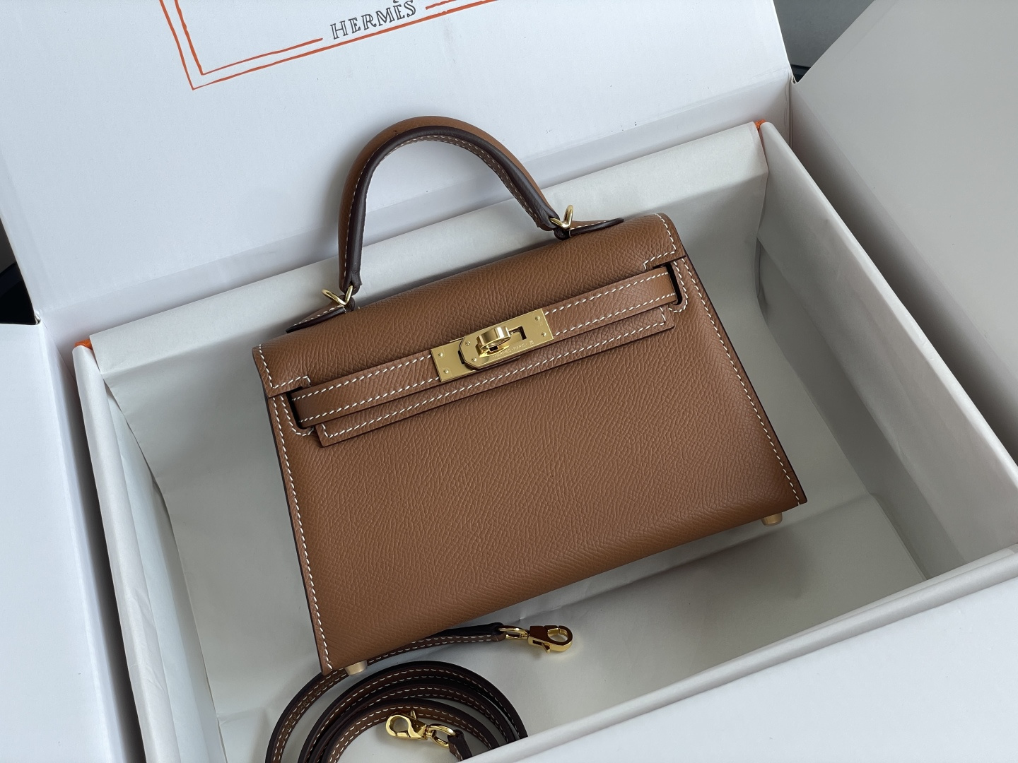 1:1 Replica Hermes bag 𝗠𝗶𝗻𝗶 𝗸𝗲𝗹𝗹𝘆 second generation — 1:1 Replica For Sale