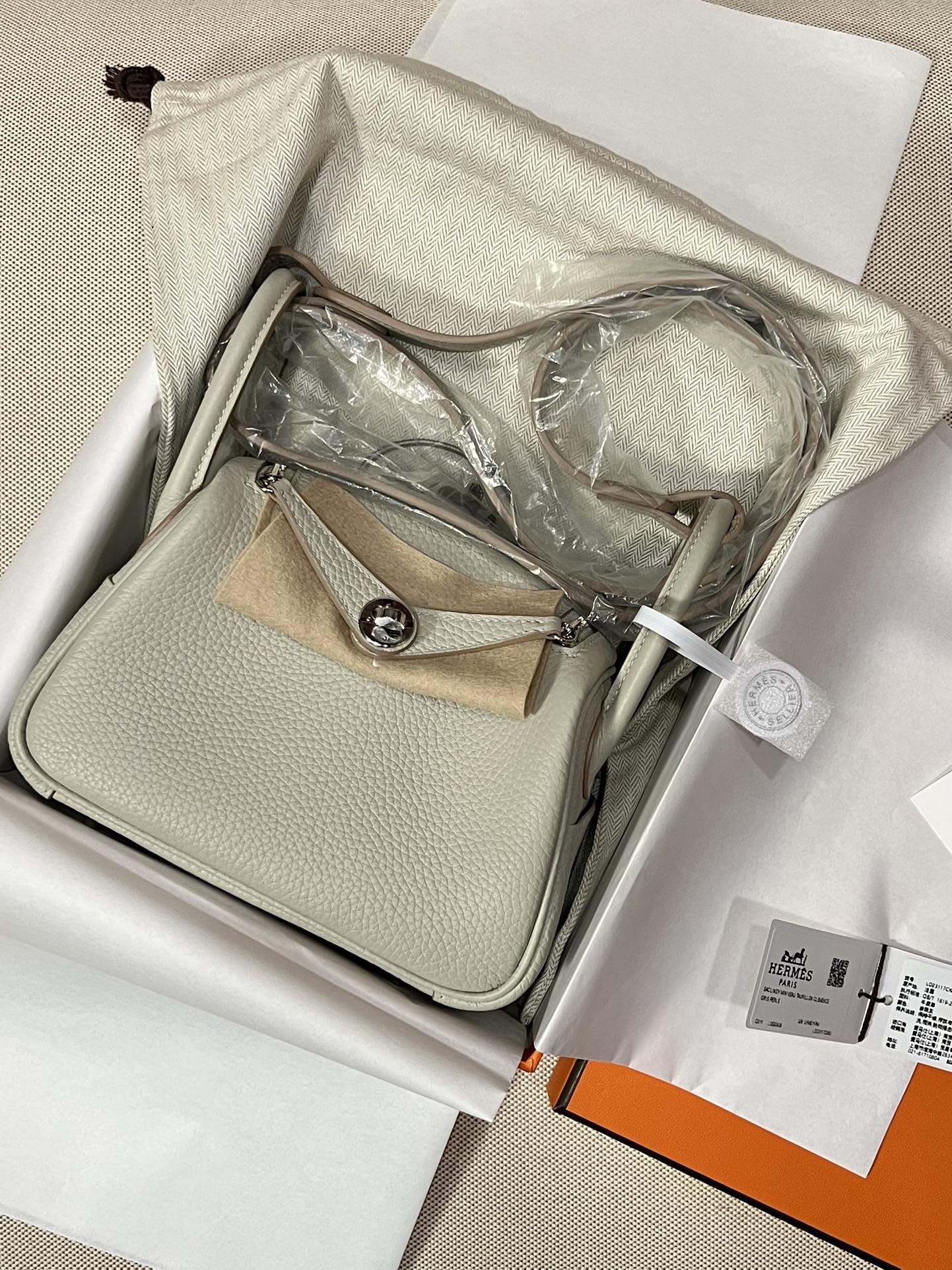 1:1 Replica Hermes bag Lindy mini TC — 1:1 Replica