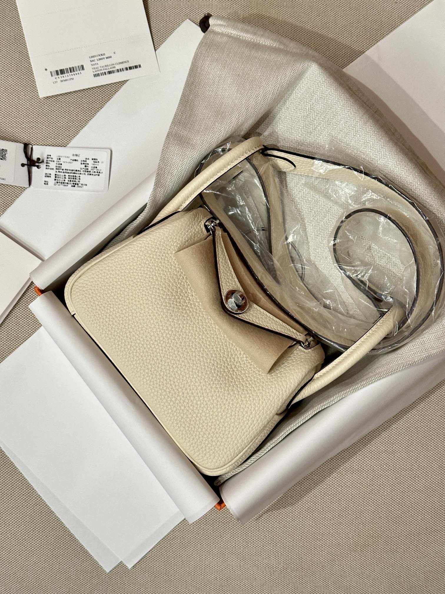 1:1 Replica Hermes bag Lindy mini TC — AAA Quality Replica
