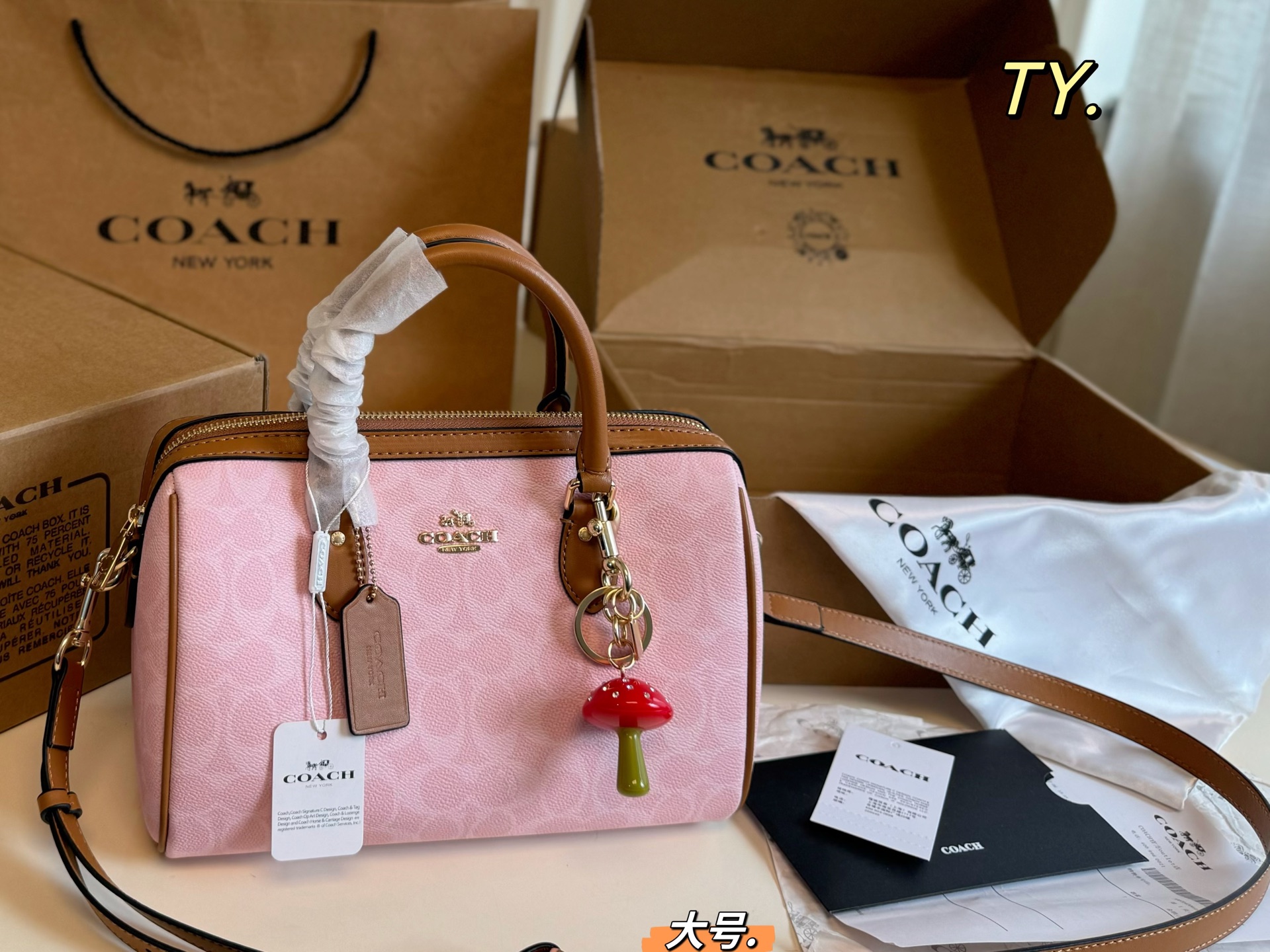 1:1 Replica COACH bag Large size (airplane box) — Premium Replica