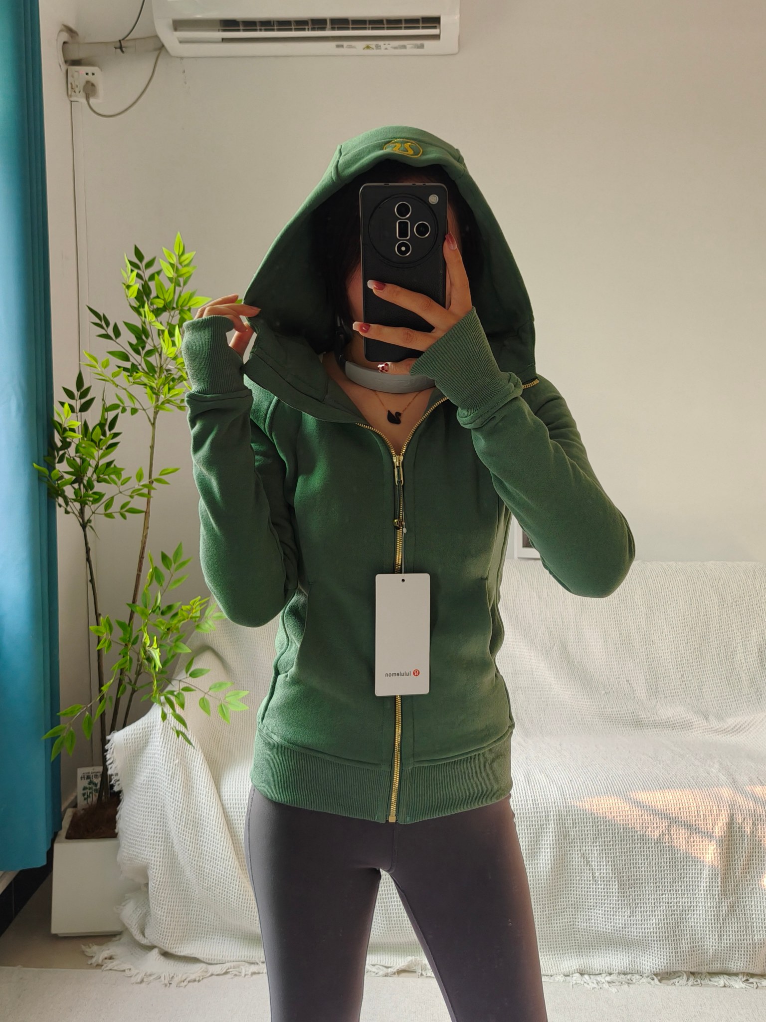 1:1 Replica Lulu Jacket forest green — AAA Quality Replica