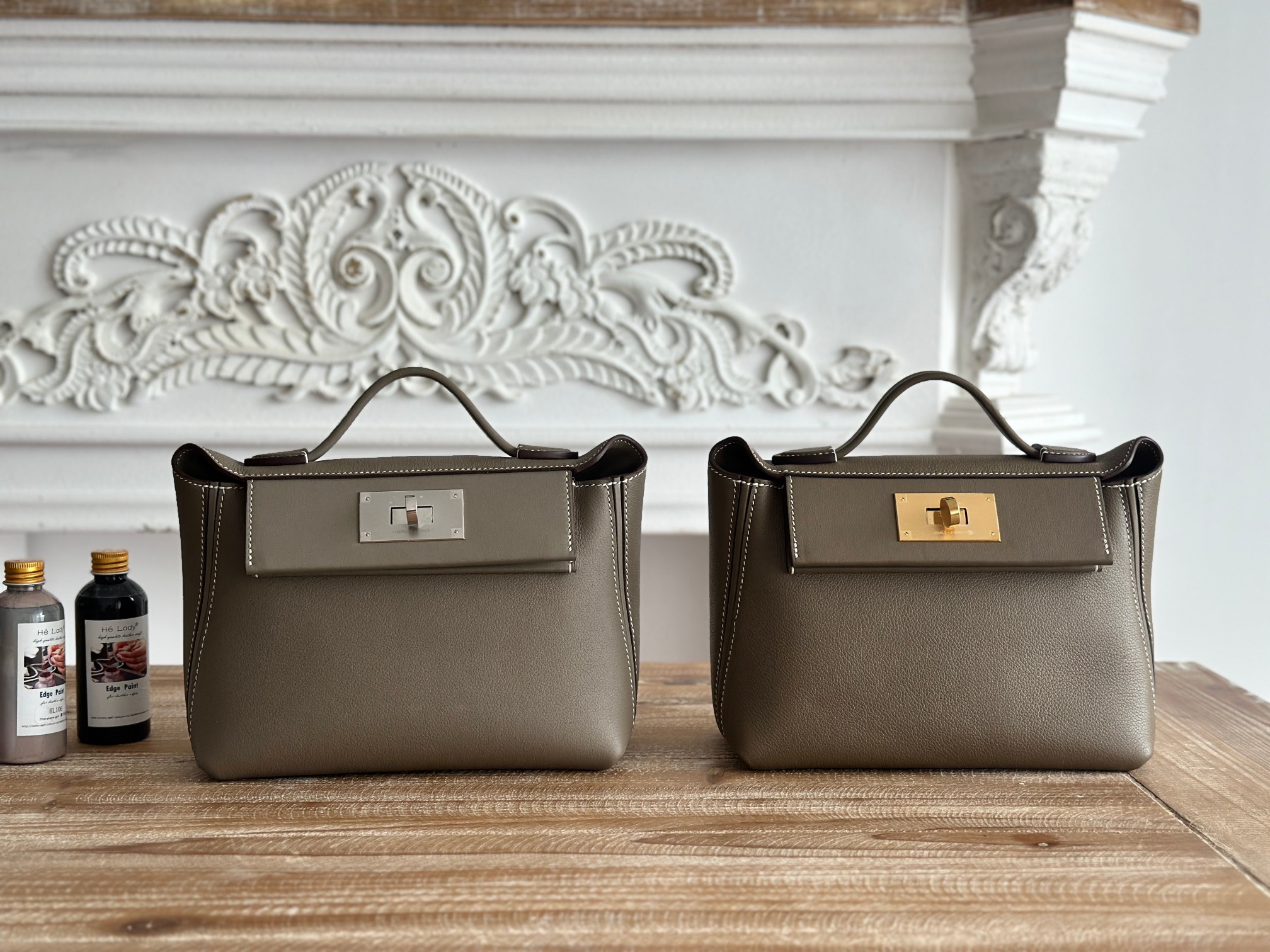 1:1 Replica Hermes bag Half hand sewing mini 2424 — AAA Quality Replica