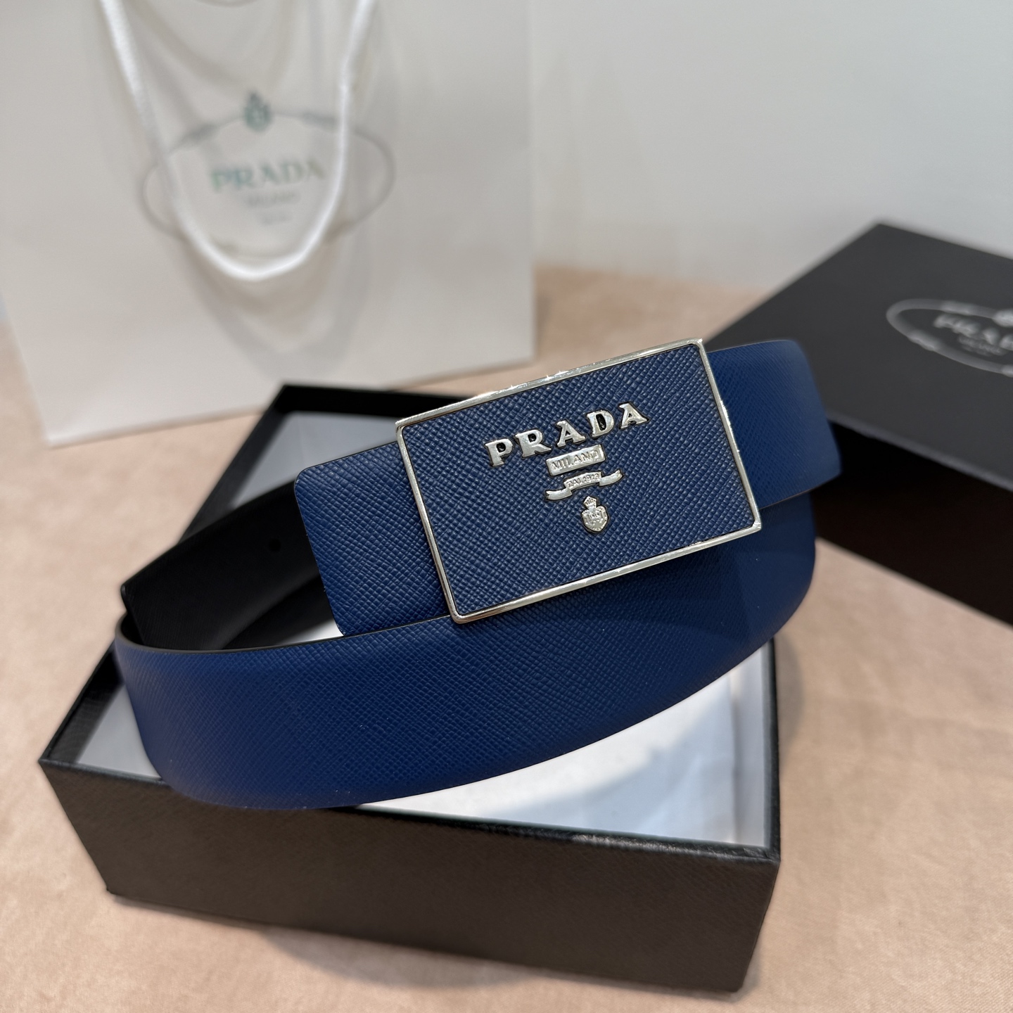 1:1 Replica Prada belt PRADA 3.4cm — Premium Replica
