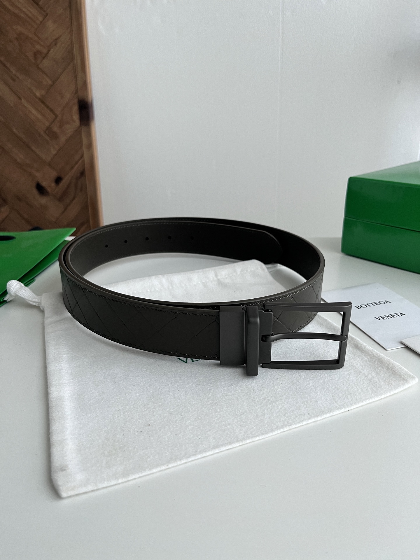 1:1 Replica BV belt Bv 2026 New Intrecciato Stamp Intrecciato 3.5 — 1:1 Replica For Sale