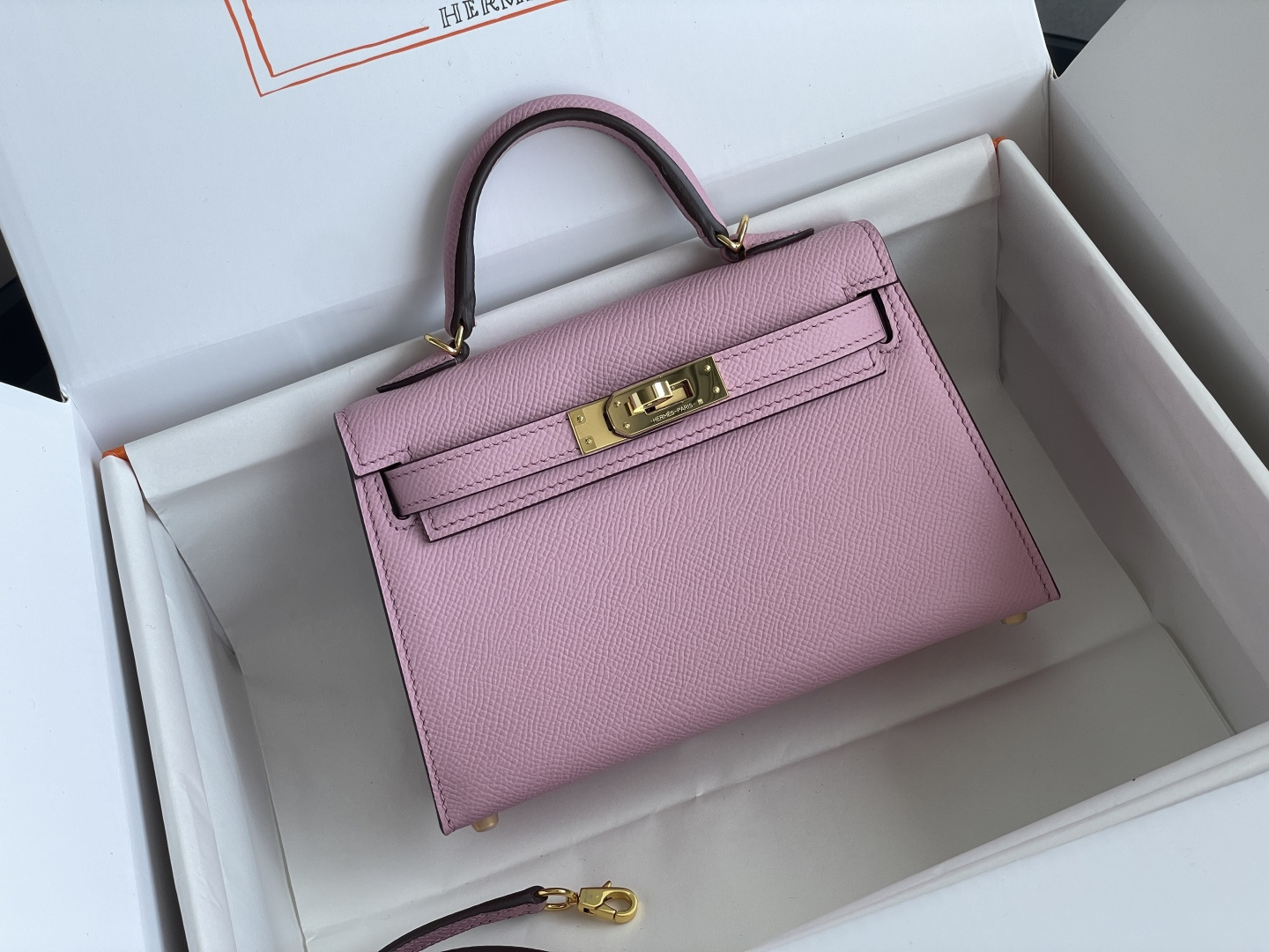 1:1 Replica Hermes bag 𝗠𝗶𝗻𝗶 𝗸𝗲𝗹𝗹𝘆 second generation — AAA Quality Replica
