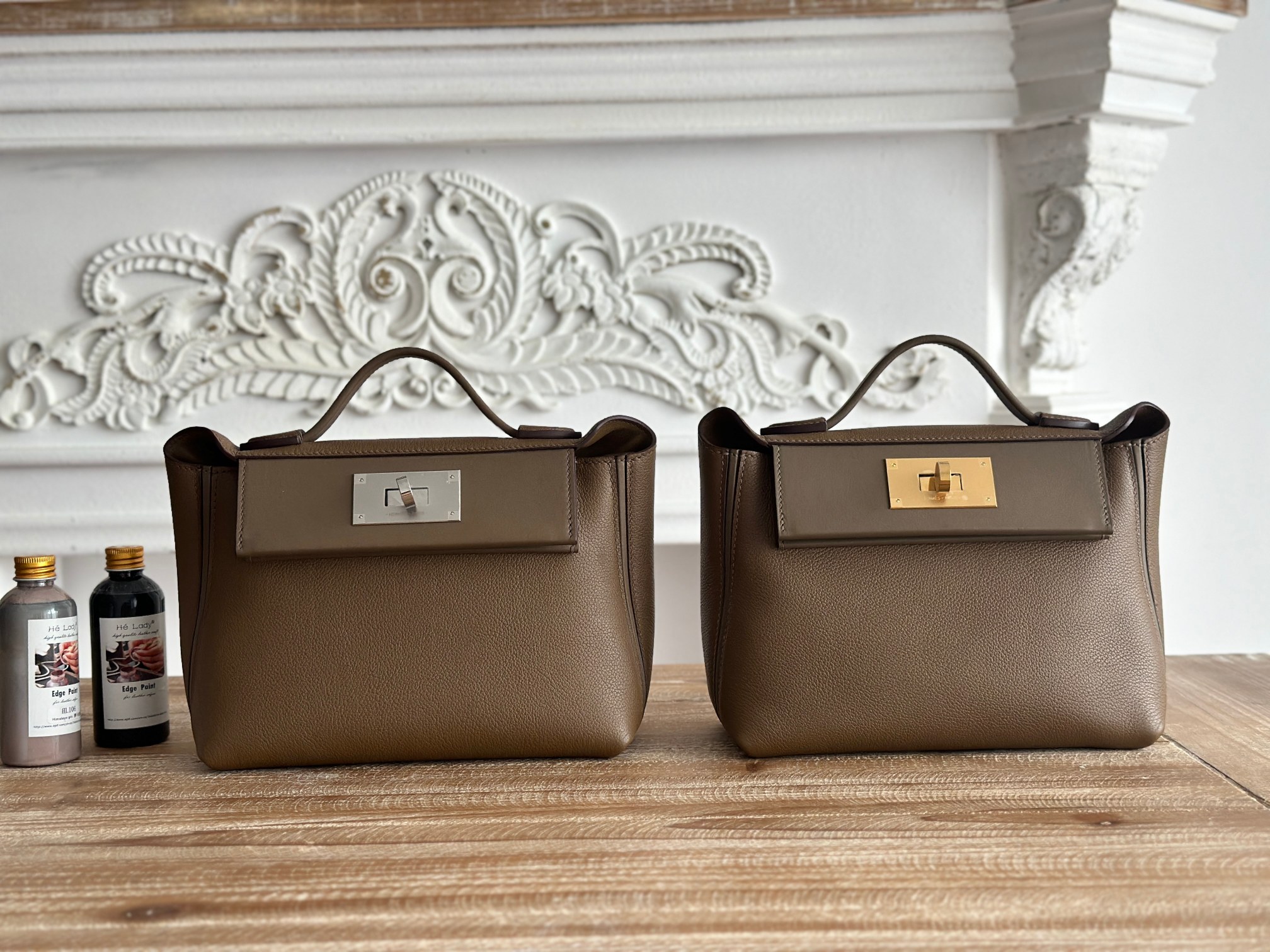 1:1 Replica Hermes bag Half hand sewing mini 2424 — Premium Replica