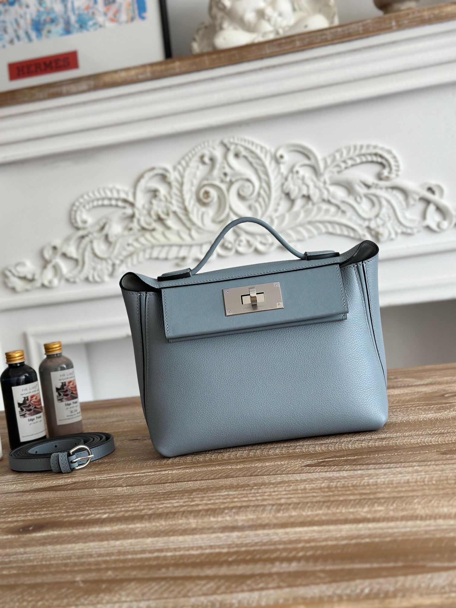 1:1 Replica Hermes bag Half hand sewing mini 2424 — Premium Replica