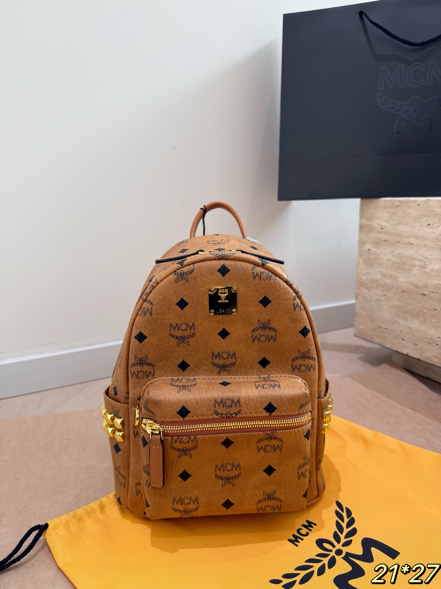 1:1 Replica MCM bag MCM original single backpack — 1:1 Replica