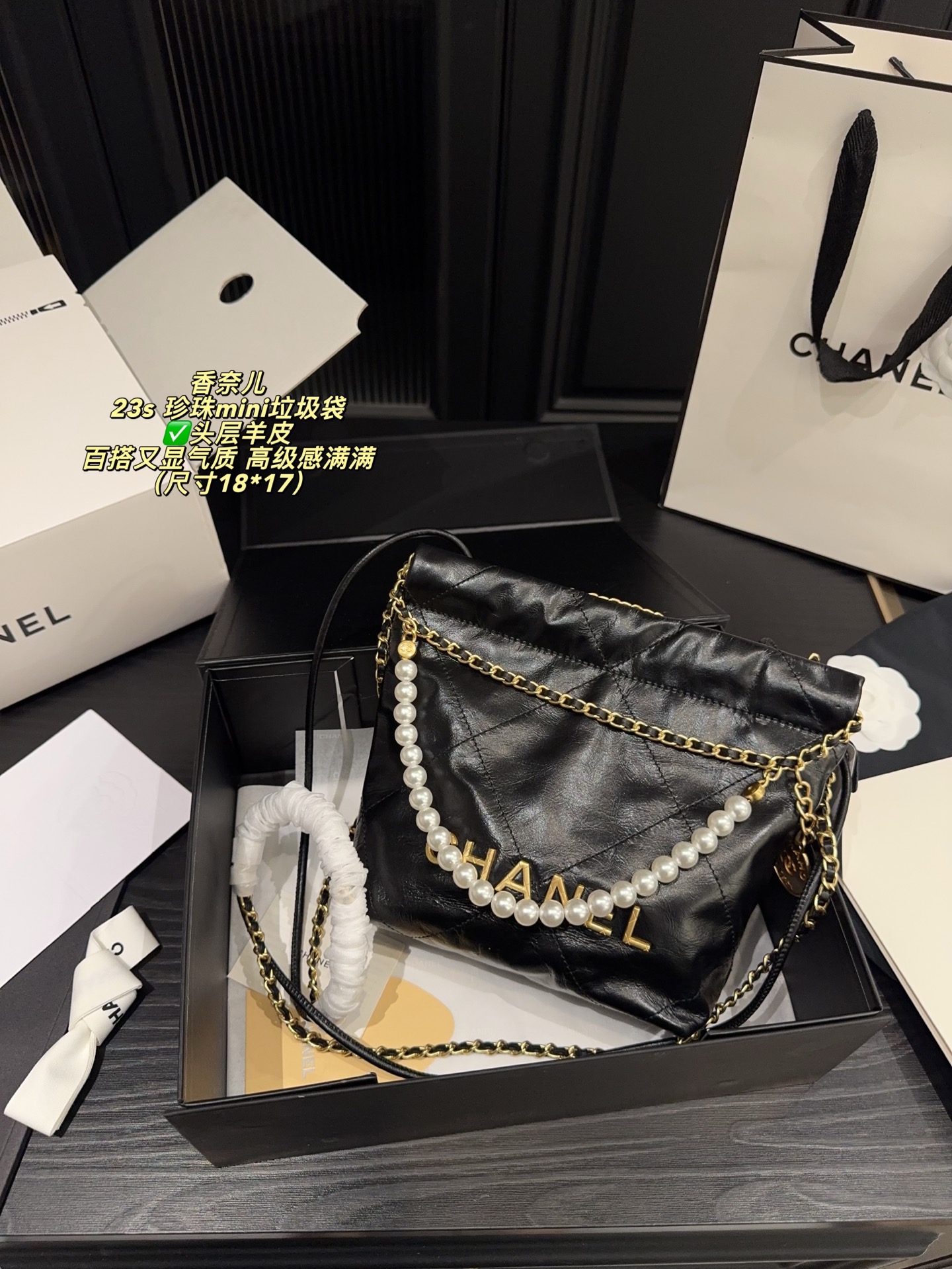 1:1 Replica Hermes bag First layer sheepskin, complete package Size 17*19 — Premium Replica