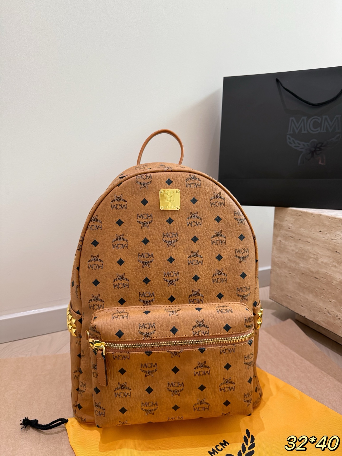 1:1 Replica MCM bag MCM original single backpack — AAA Quality Replica