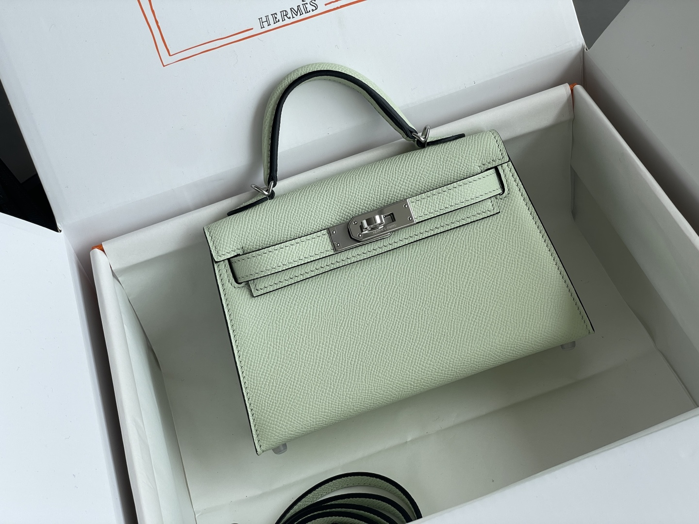 1:1 Replica Hermes bag 𝗠𝗶𝗻𝗶 𝗸𝗲𝗹𝗹𝘆 second generation — AAA Quality Replica
