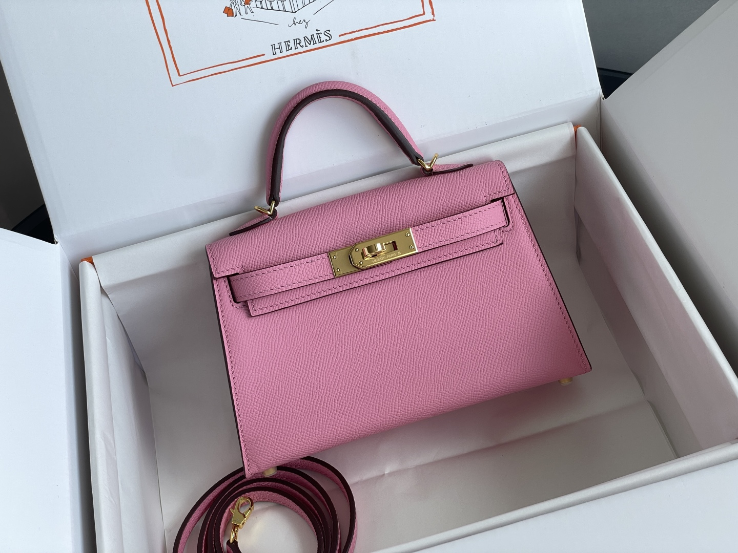 1:1 Replica Hermes bag 𝗠𝗶𝗻𝗶 𝗸𝗲𝗹𝗹𝘆 second generation — 1:1 Replica