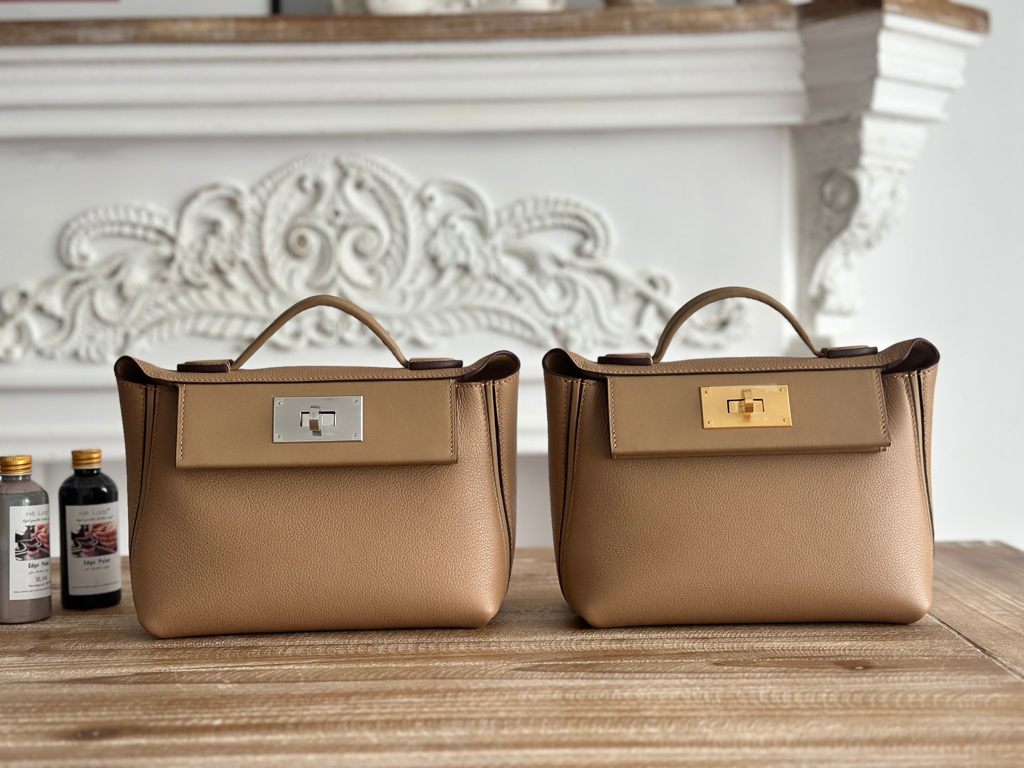 1:1 Replica Hermes bag Half hand sewing mini 2424 — Premium Replica