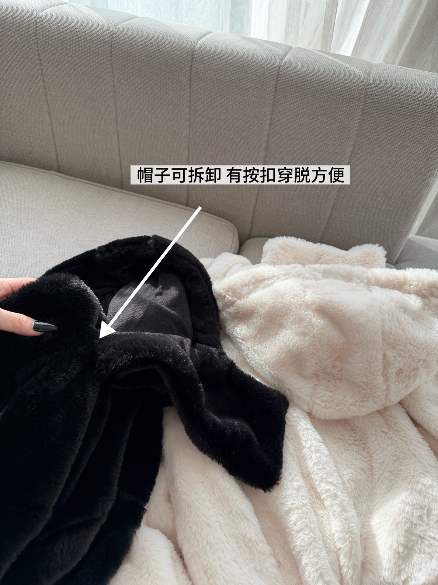 1:1 Replica Alo Jacket Removable hat design — AAA Quality Replica