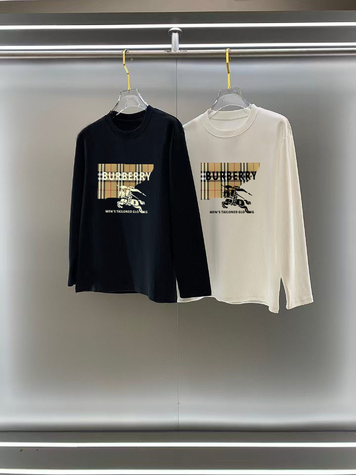 1:1 Replica Burberry men T 100% logo — AAA Quality Replica