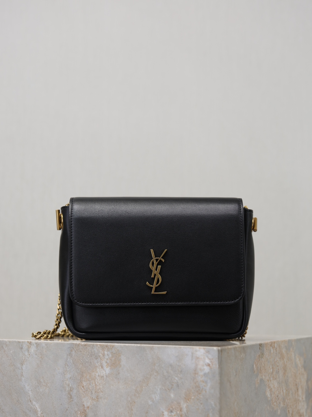 1:1 Replica YSL bag Black plain gold buckle — AAA Quality Replica