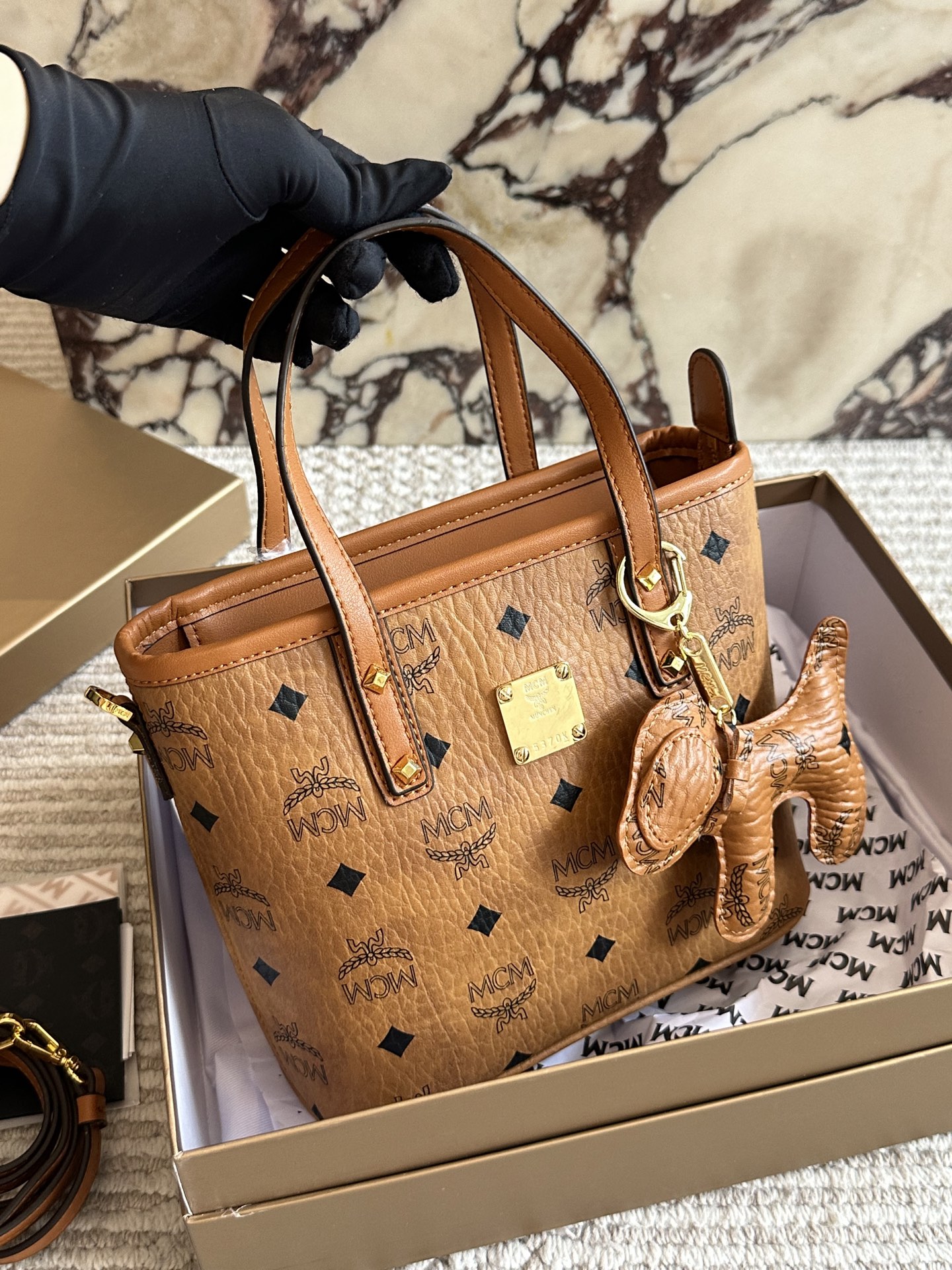 1:1 Replica MCM bag Comes with box (original single version) — AAA Quality Replica