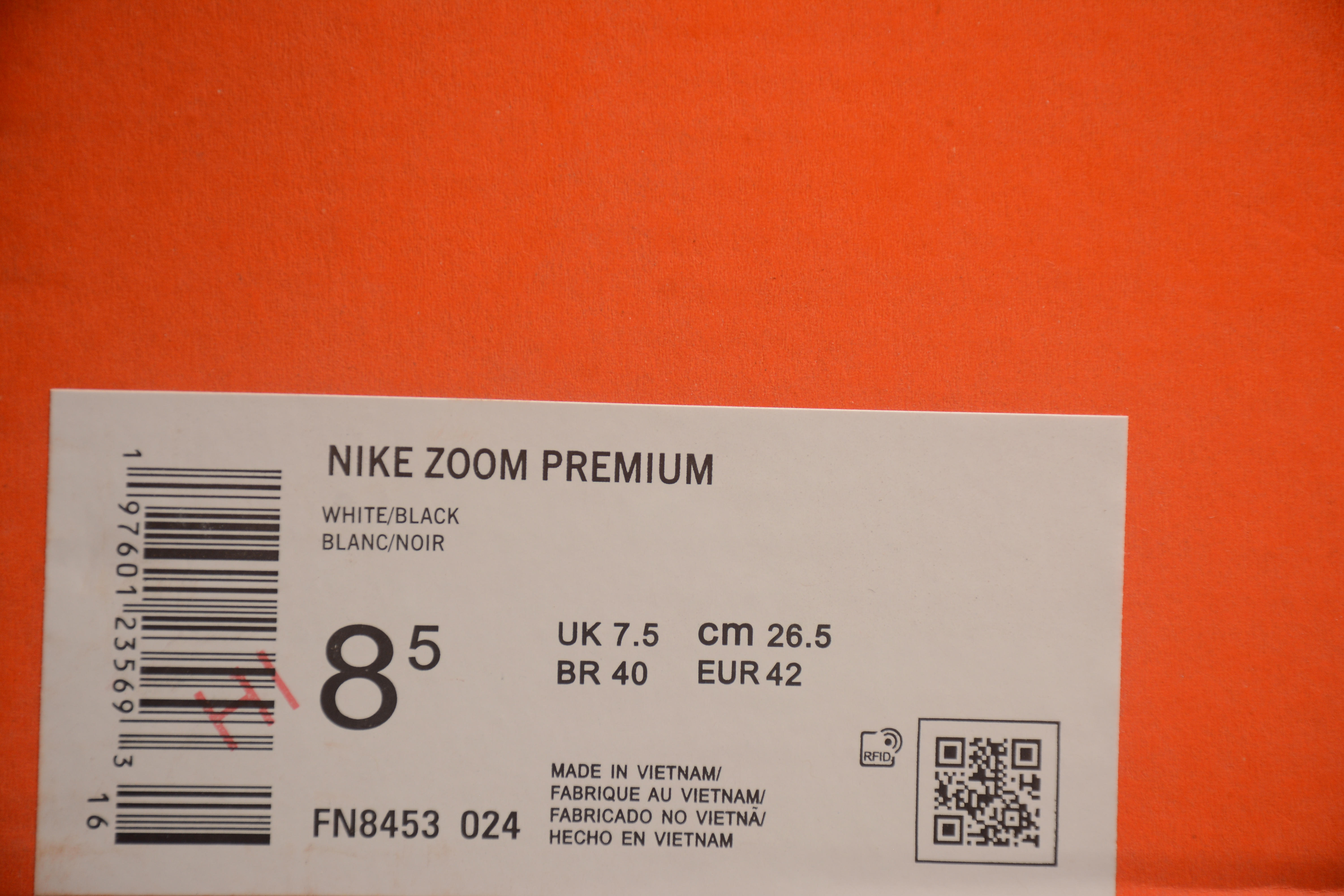 1:1 Replica Nike VOMERO PREMIUM — AAA Quality Replica