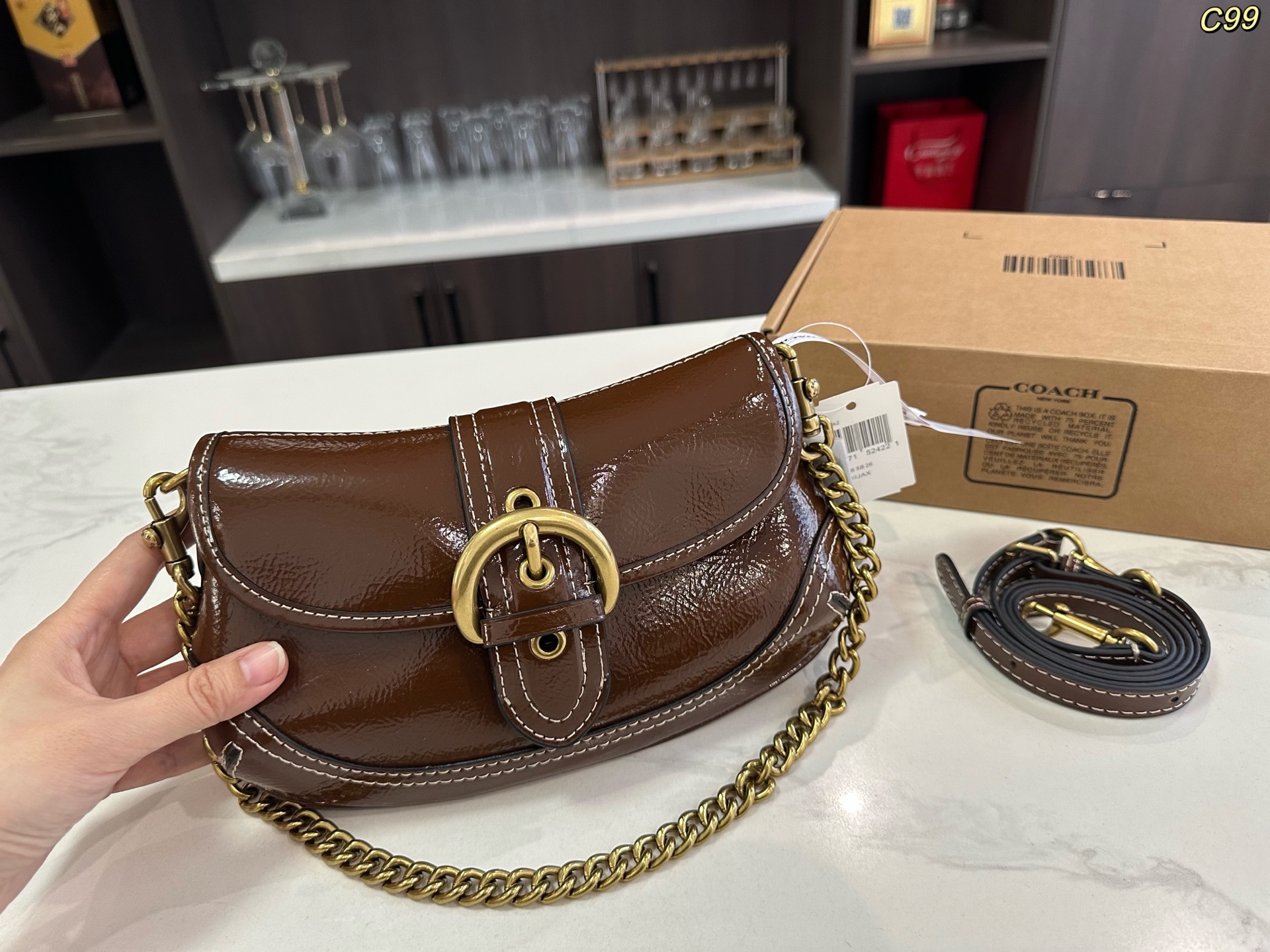 1:1 Replica COACH bag Airplane box — Premium Replica