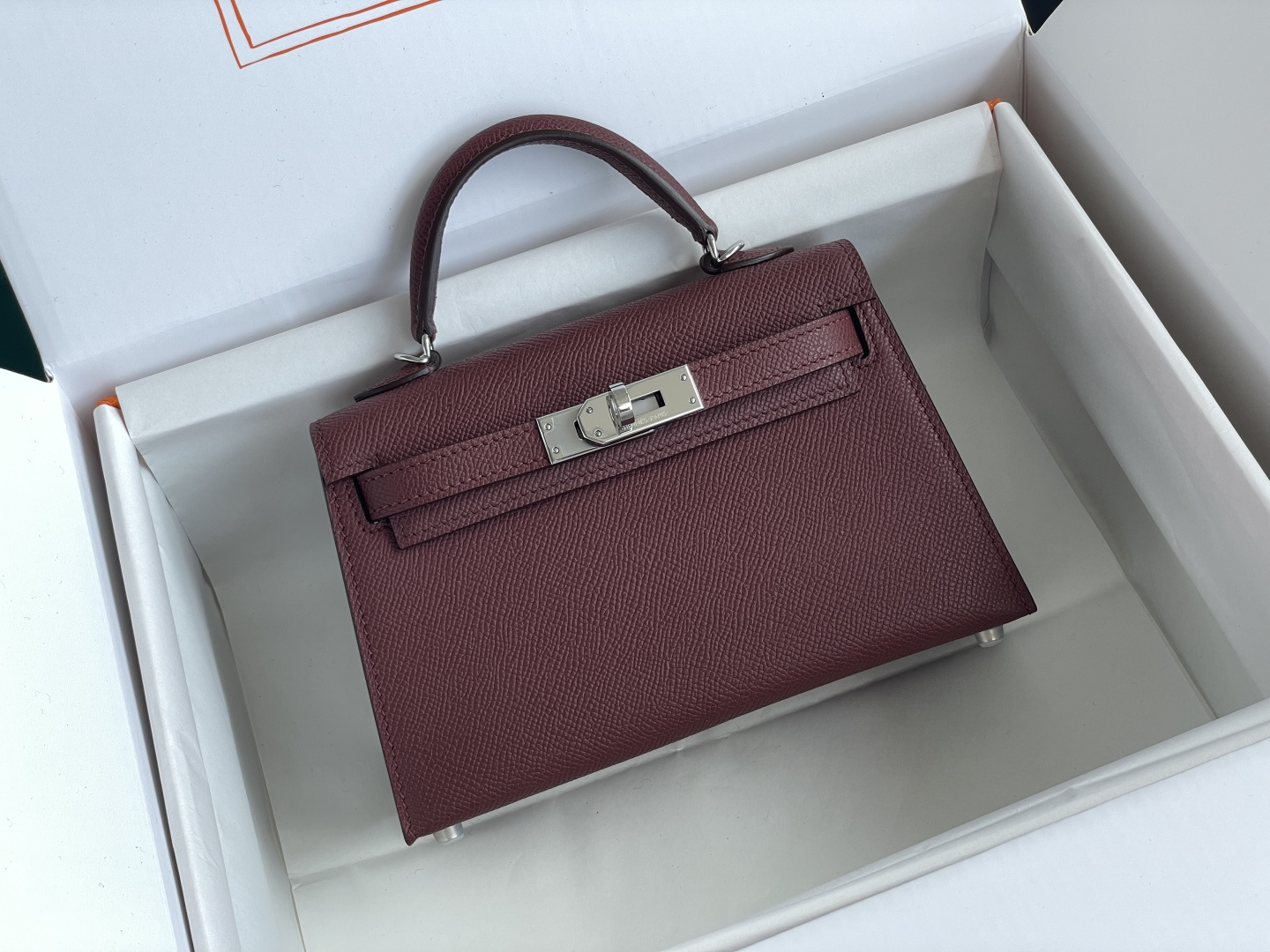 1:1 Replica Hermes bag 𝗠𝗶𝗻𝗶 𝗸𝗲𝗹𝗹𝘆 second generation — AAA Quality Replica