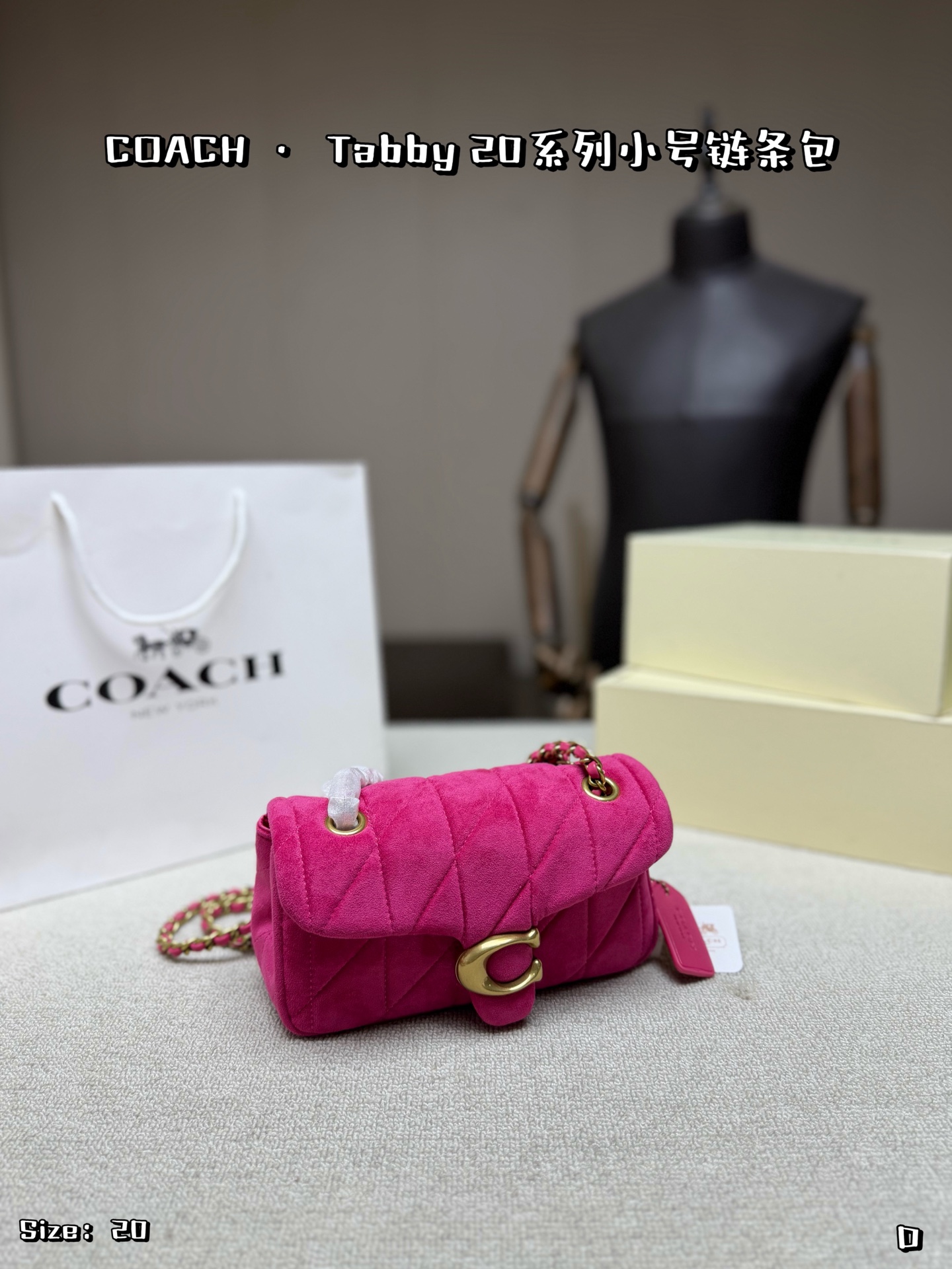 1:1 Replica COACH bag Small size, with folding box — 1:1 Replica