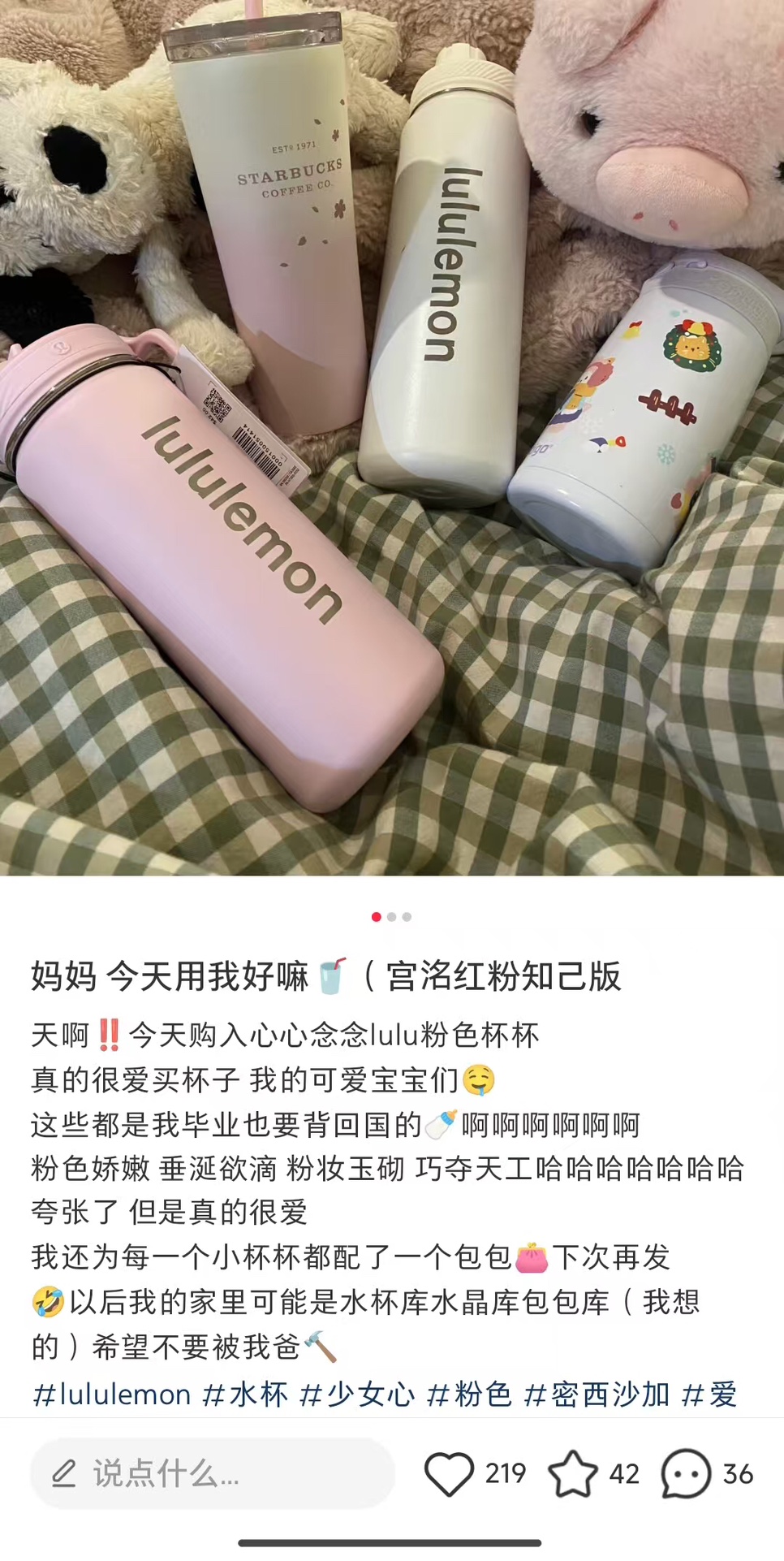 1:1 Replica Lulu accessories “ stanley ” — Premium Replica