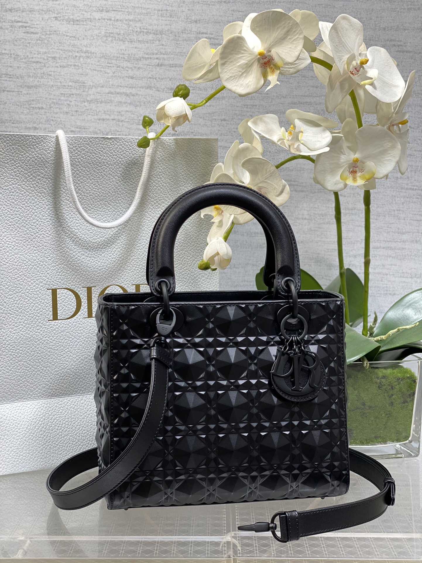 1:1 Replica Dior bag 𝐋𝐚𝐝𝐲Five grid diamond pattern — 1:1 Replica
